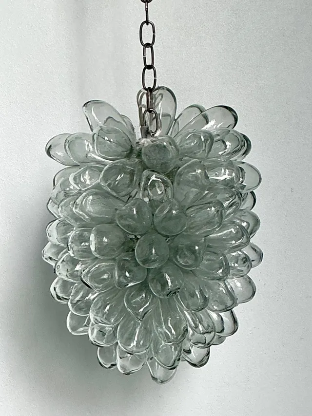 Vintage Italian Glass Cluster Light Fixture — additional photo 3