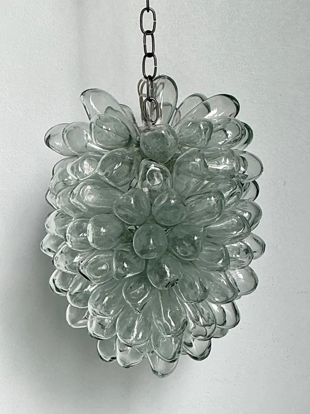 Vintage Italian Glass Cluster Light Fixture — additional photo 1