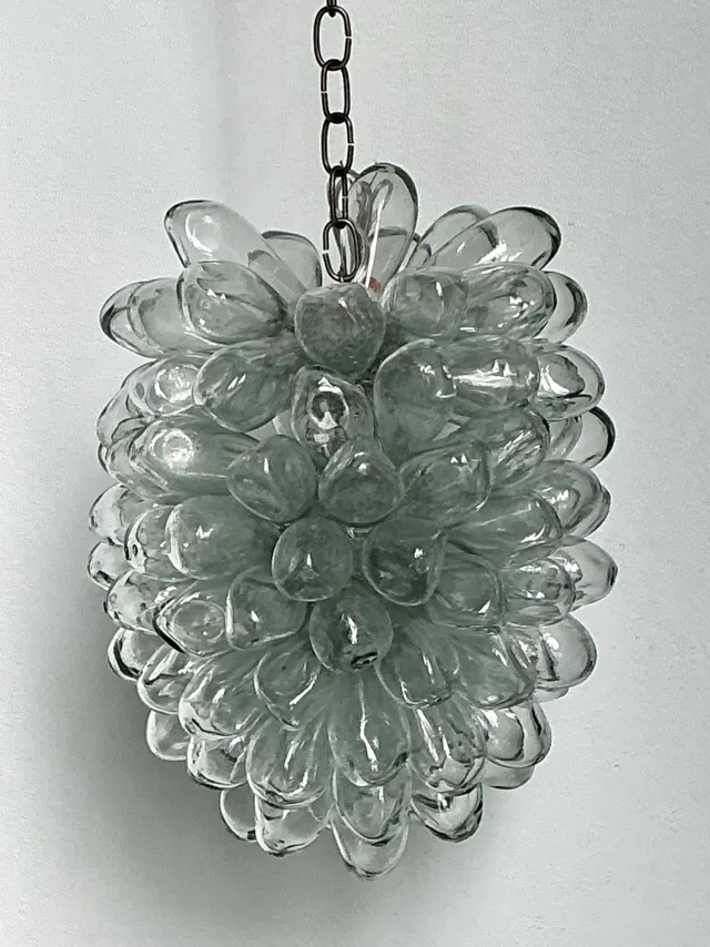 Vintage Italian Glass Cluster Light Fixture — additional photo 8