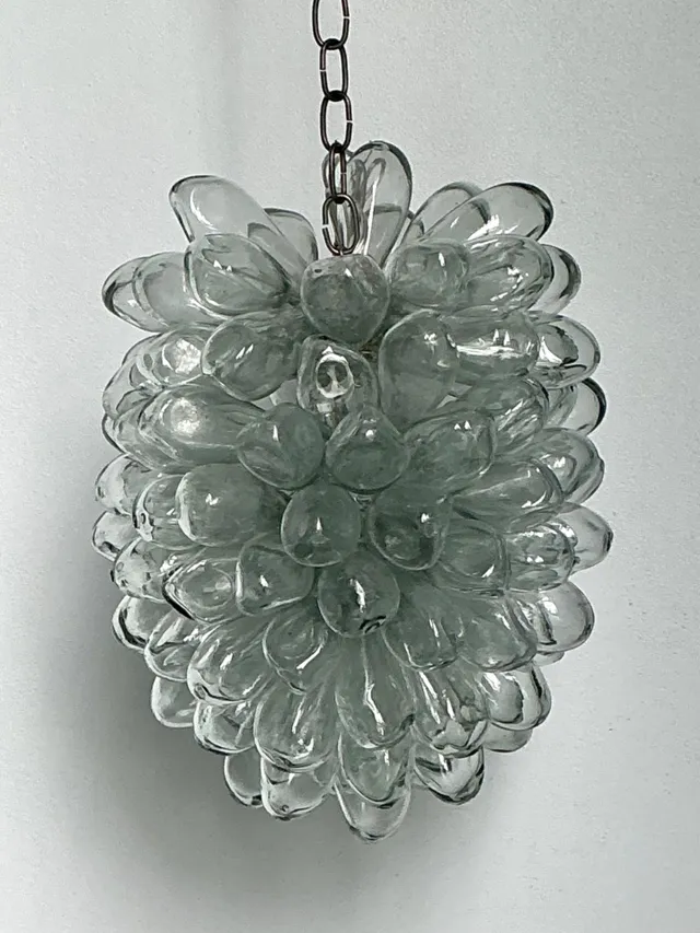 Vintage Italian Glass Cluster Light Fixture — additional photo 2