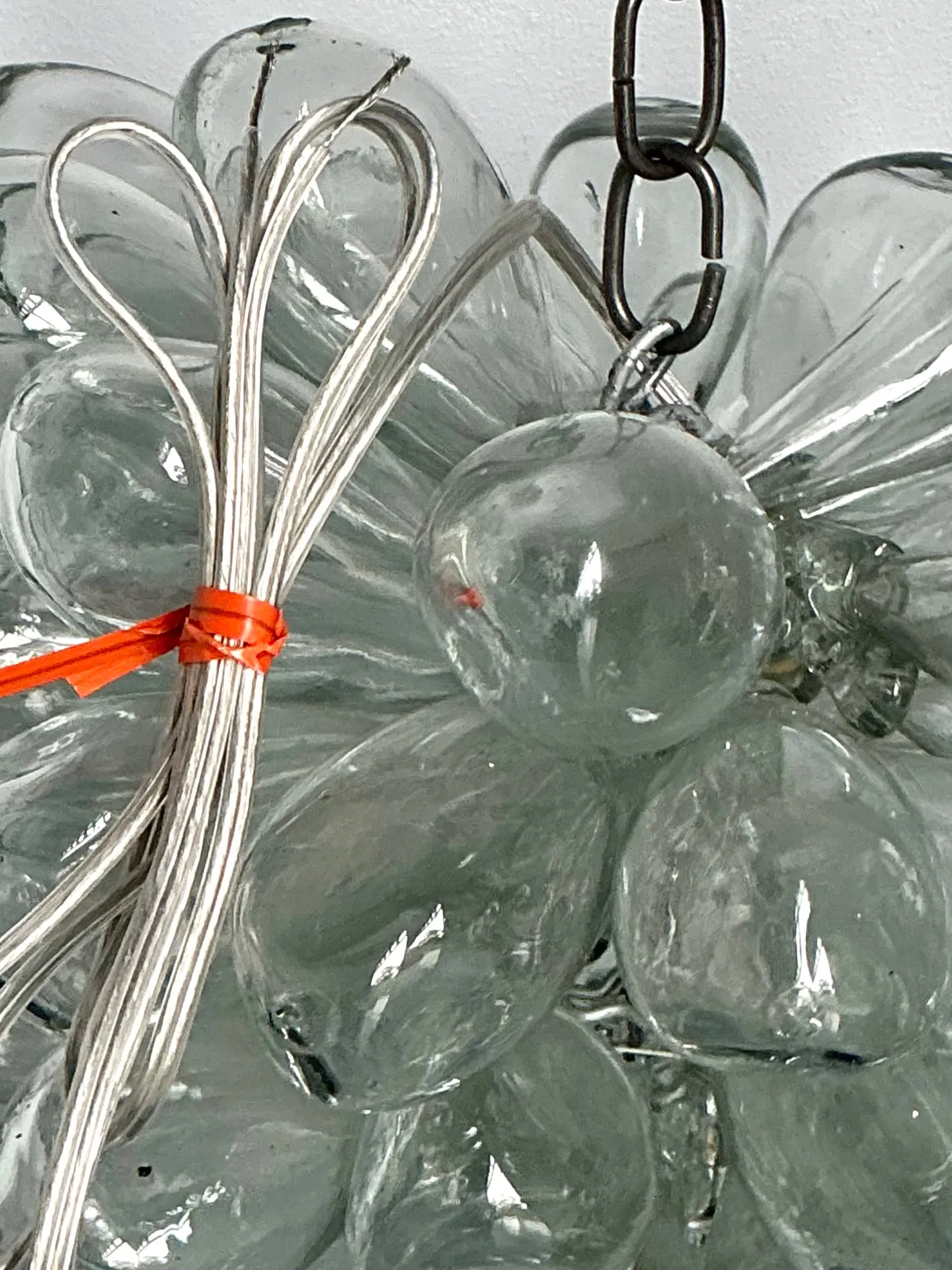 Vintage Italian Glass Cluster Light Fixture — additional photo 7