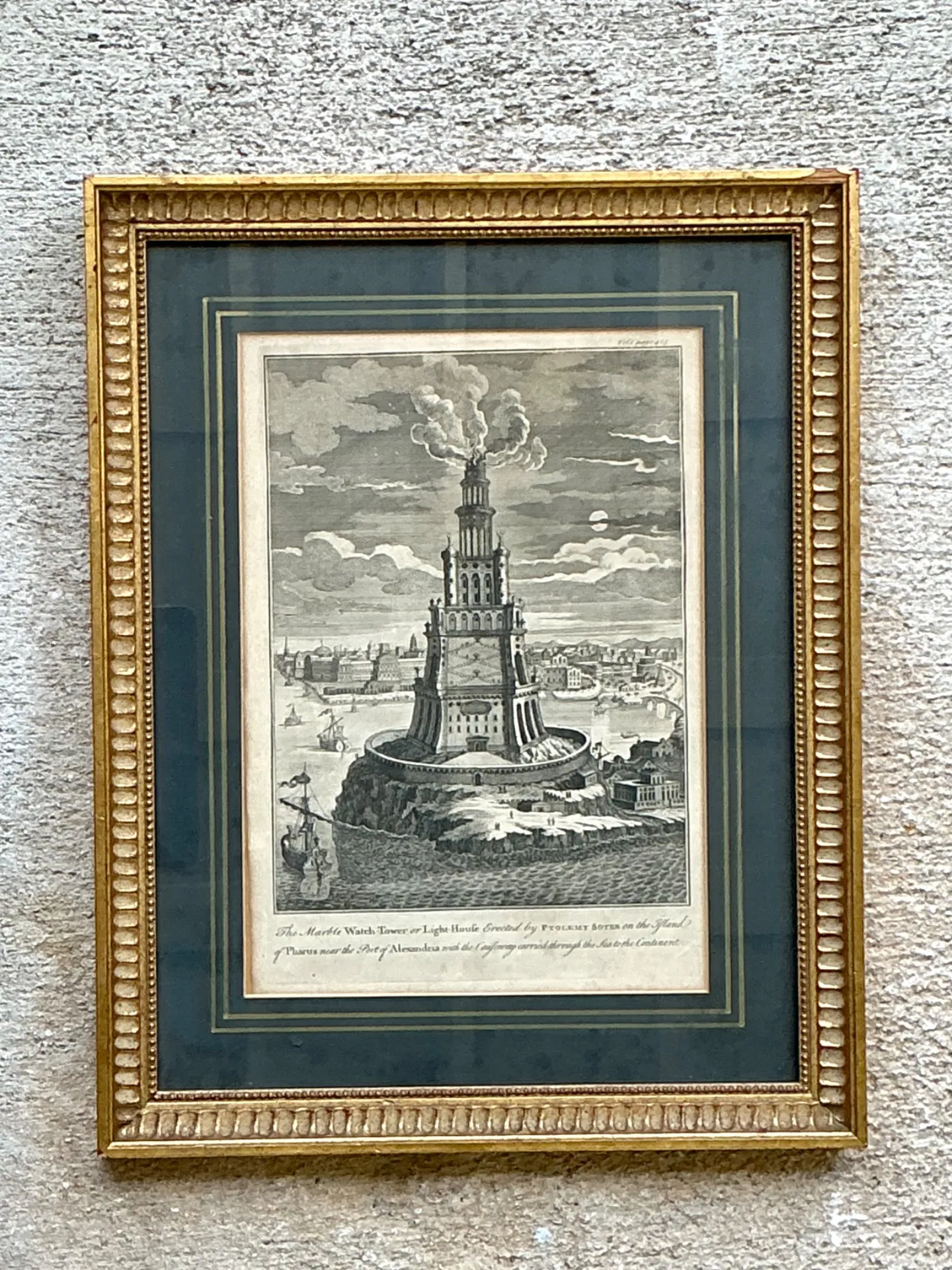 Antique Architectural Engraving in Gilt Frame — additional photo 8
