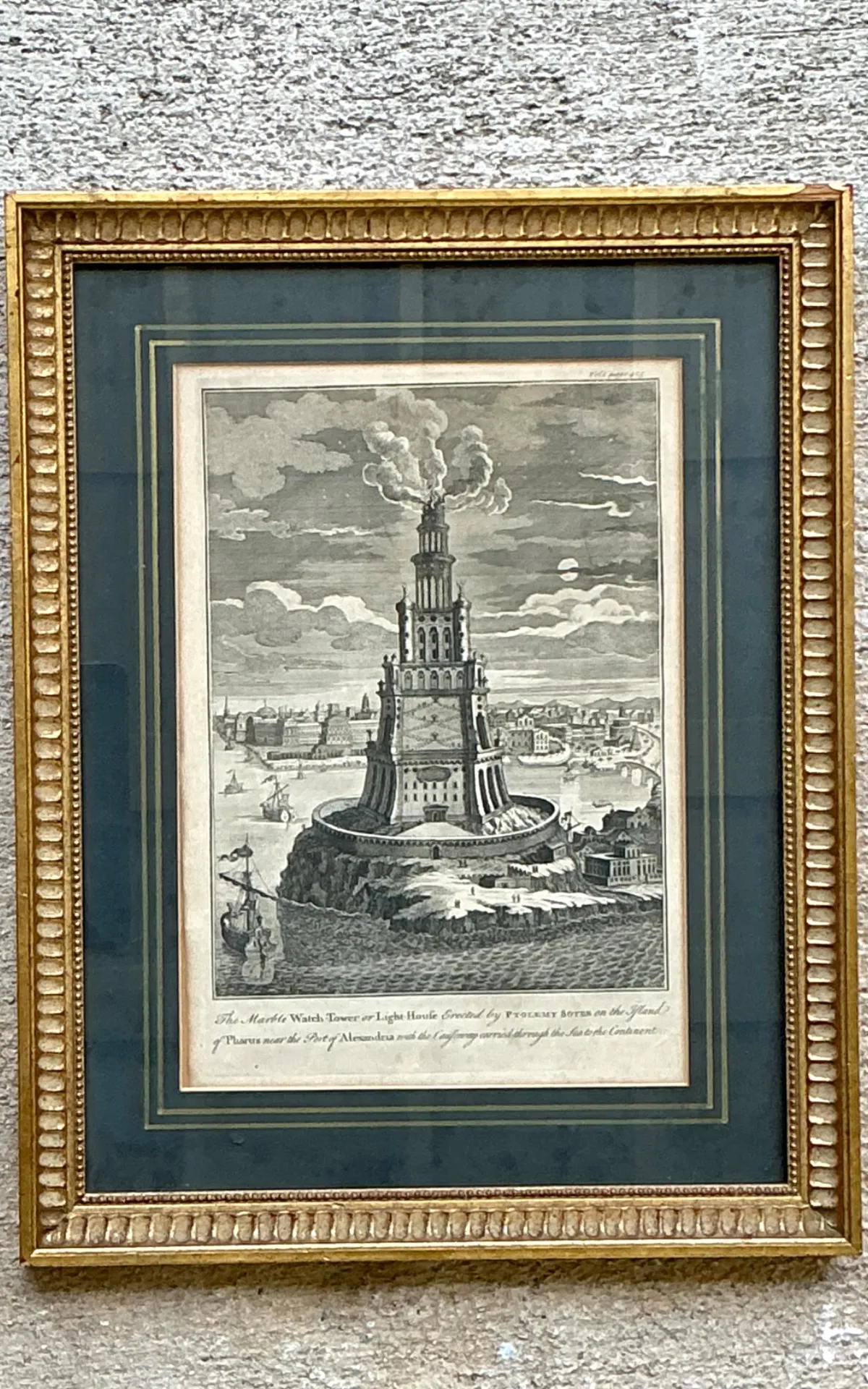 Antique Architectural Engraving in Gilt Frame — additional photo 8