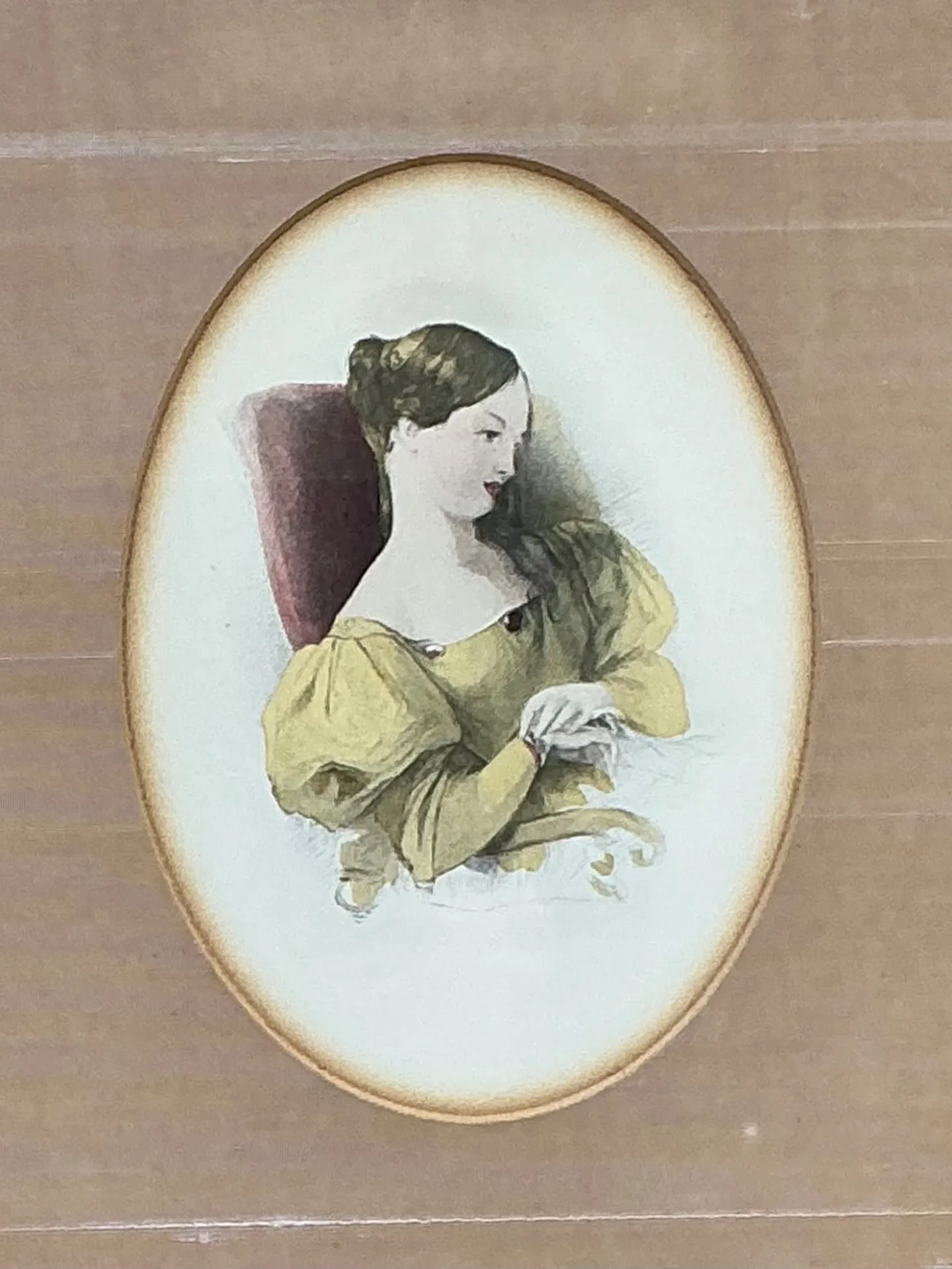 Vintage Portrait Engravings in Gilt Frames - Set of 2 — additional photo 6