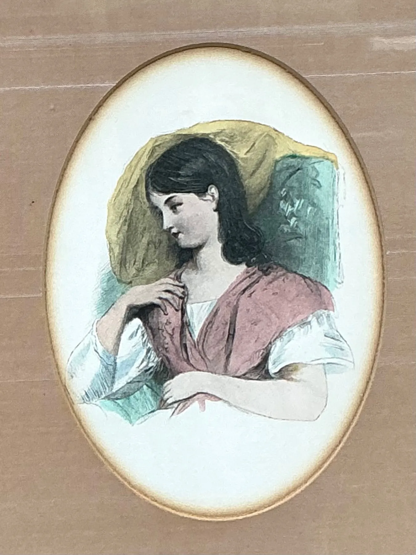 Vintage Portrait Engravings in Gilt Frames - Set of 2 — additional photo 4