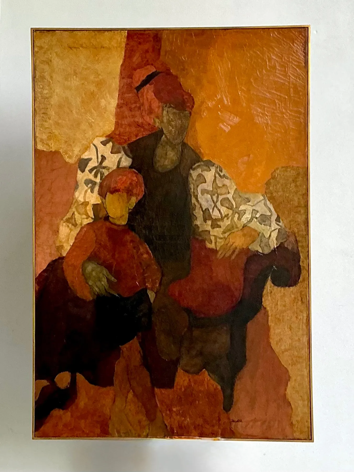 Vintage Abstract Figurative Painting — additional photo 8