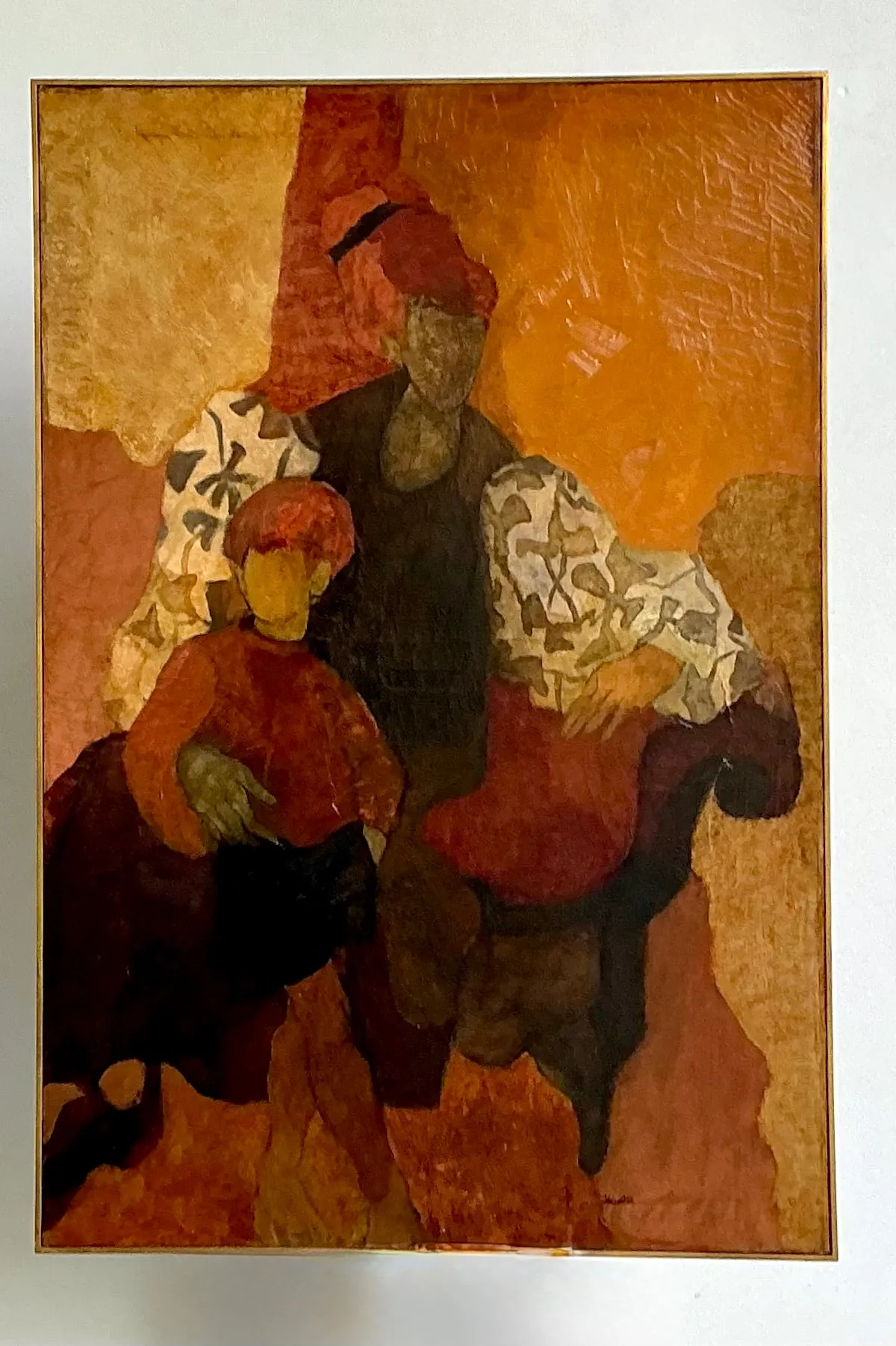 Vintage Abstract Figurative Painting — additional photo 8