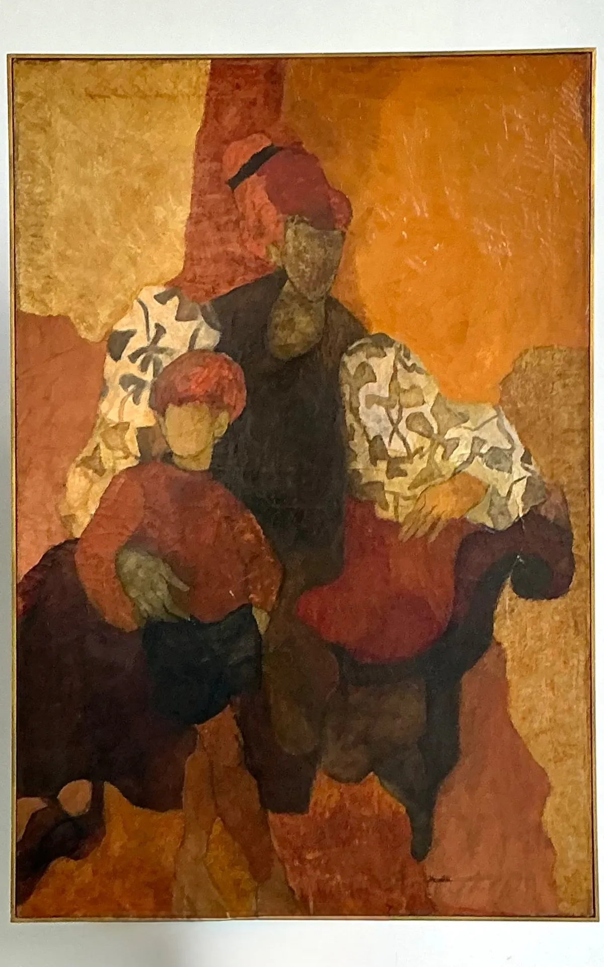 Vintage Abstract Figurative Painting — additional photo 5