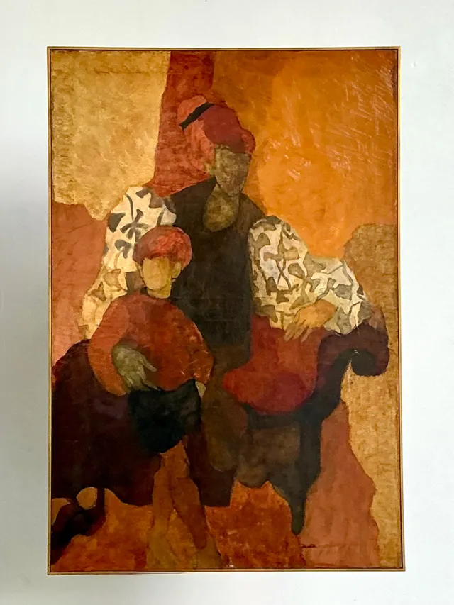 Vintage Abstract Figurative Painting — additional photo 7