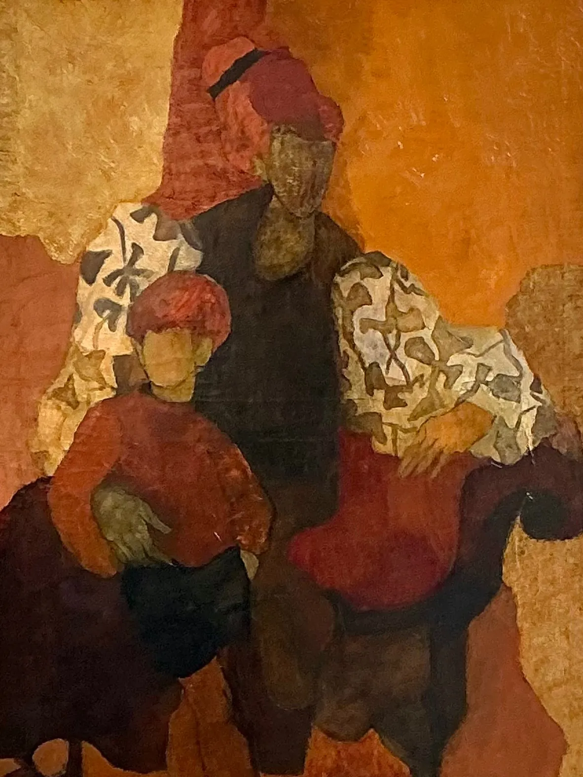Vintage Abstract Figurative Painting — additional photo 3