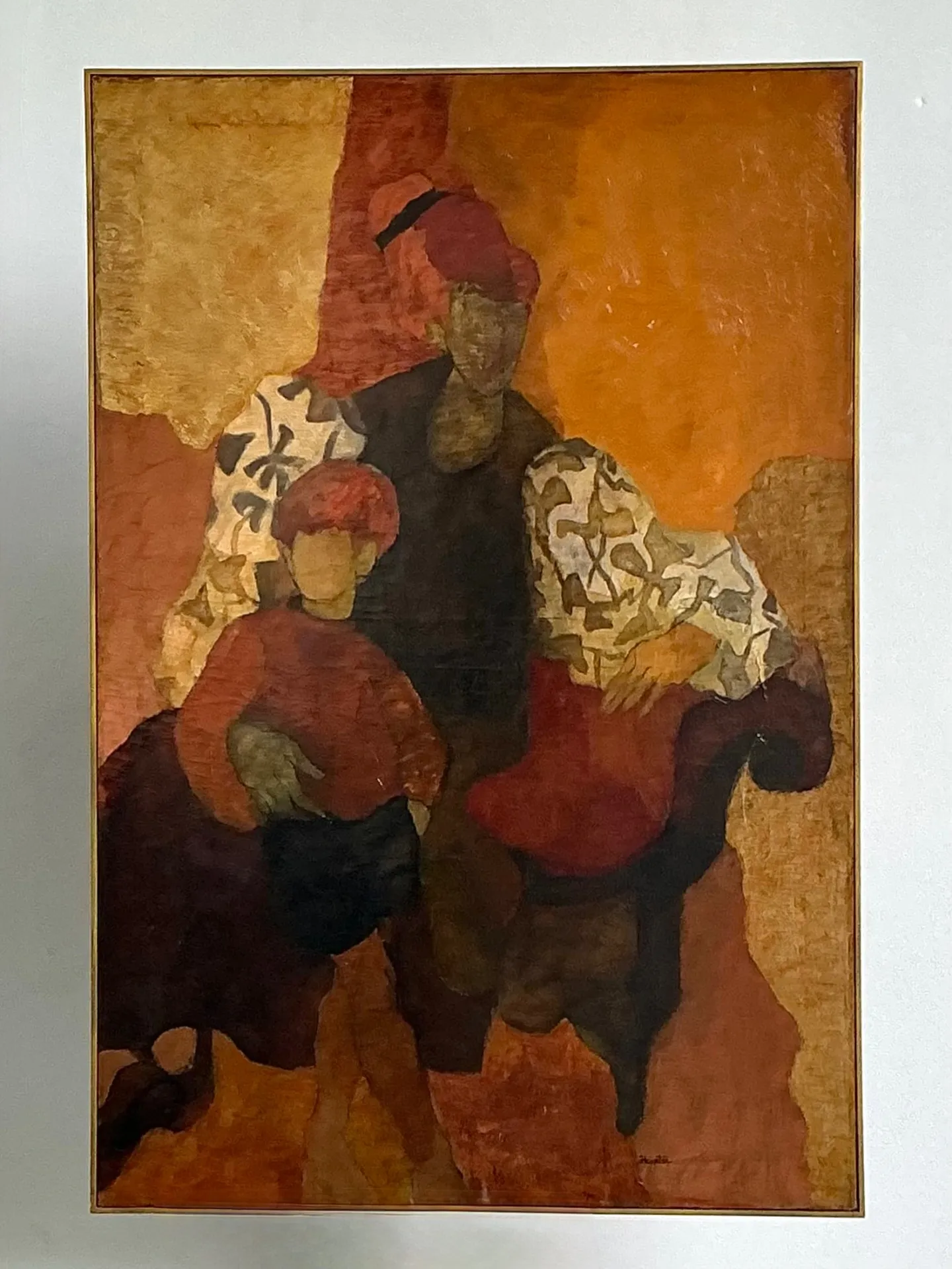 Vintage Abstract Figurative Painting — additional photo 6