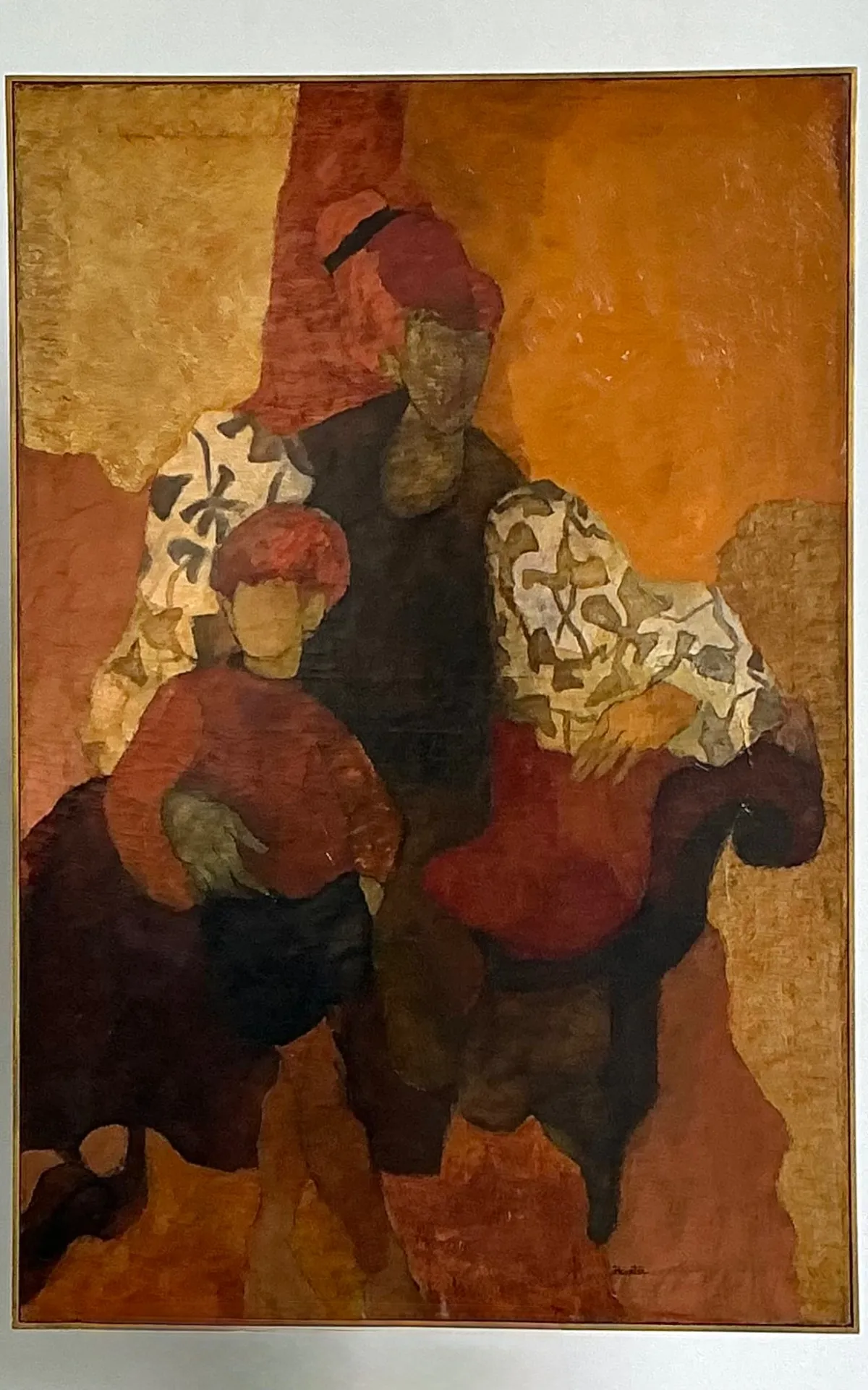 Vintage Abstract Figurative Painting — additional photo 6