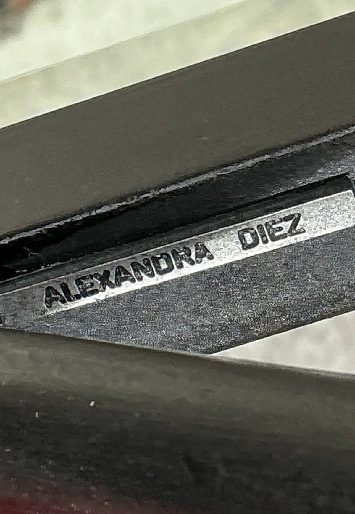 Alexandra Diez Mirrored Glass and Metal Wall Mirror — additional photo 7
