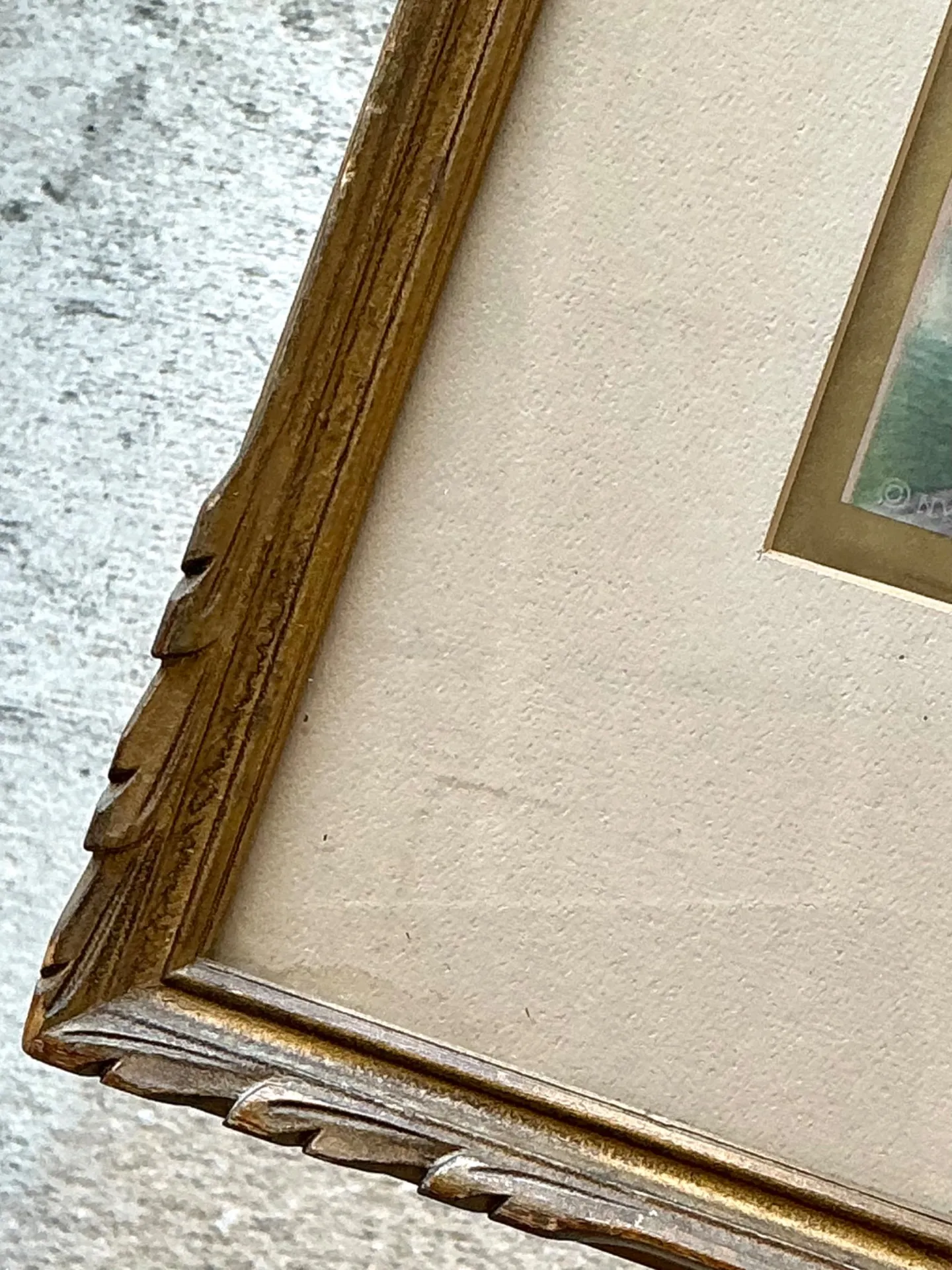 Vintage Gilt Framed Portrait Engraving — additional photo 3