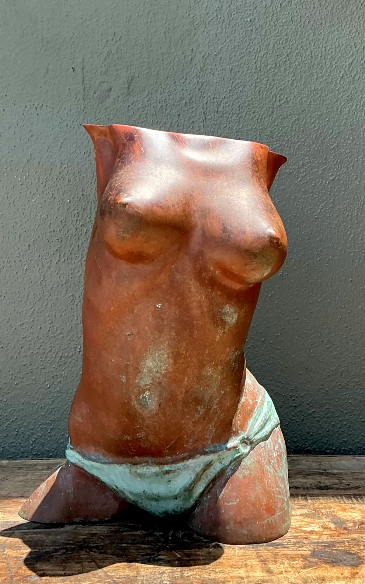 Vintage Figurative Bronze Sculpture