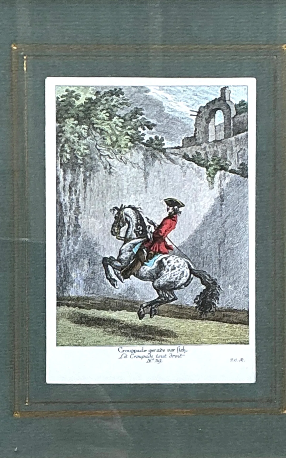 Vintage Equestrian Engravings in Gilt Frames - Set of 6 — additional photo 3