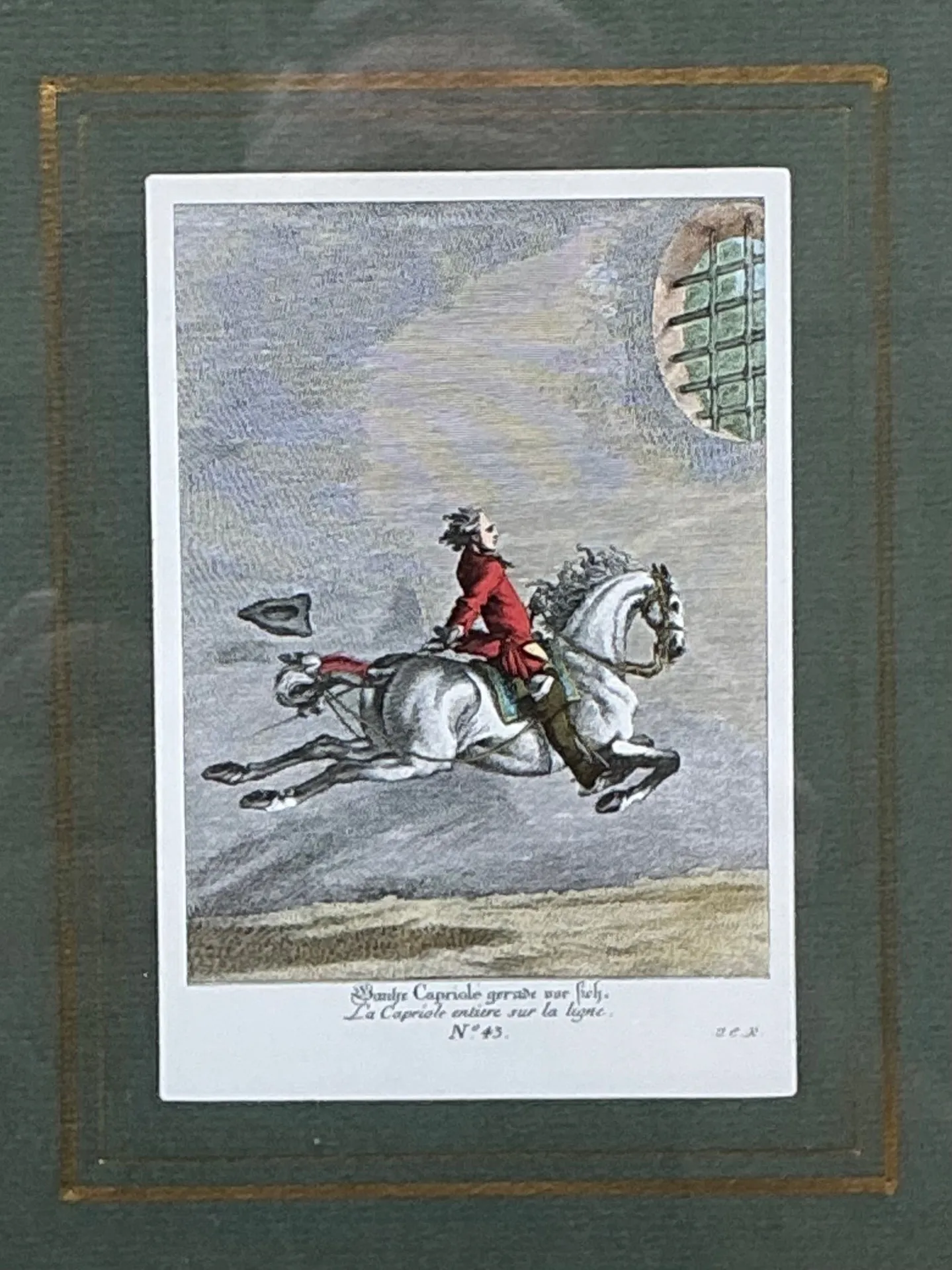 Vintage Equestrian Engravings in Gilt Frames - Set of 6 — additional photo 1