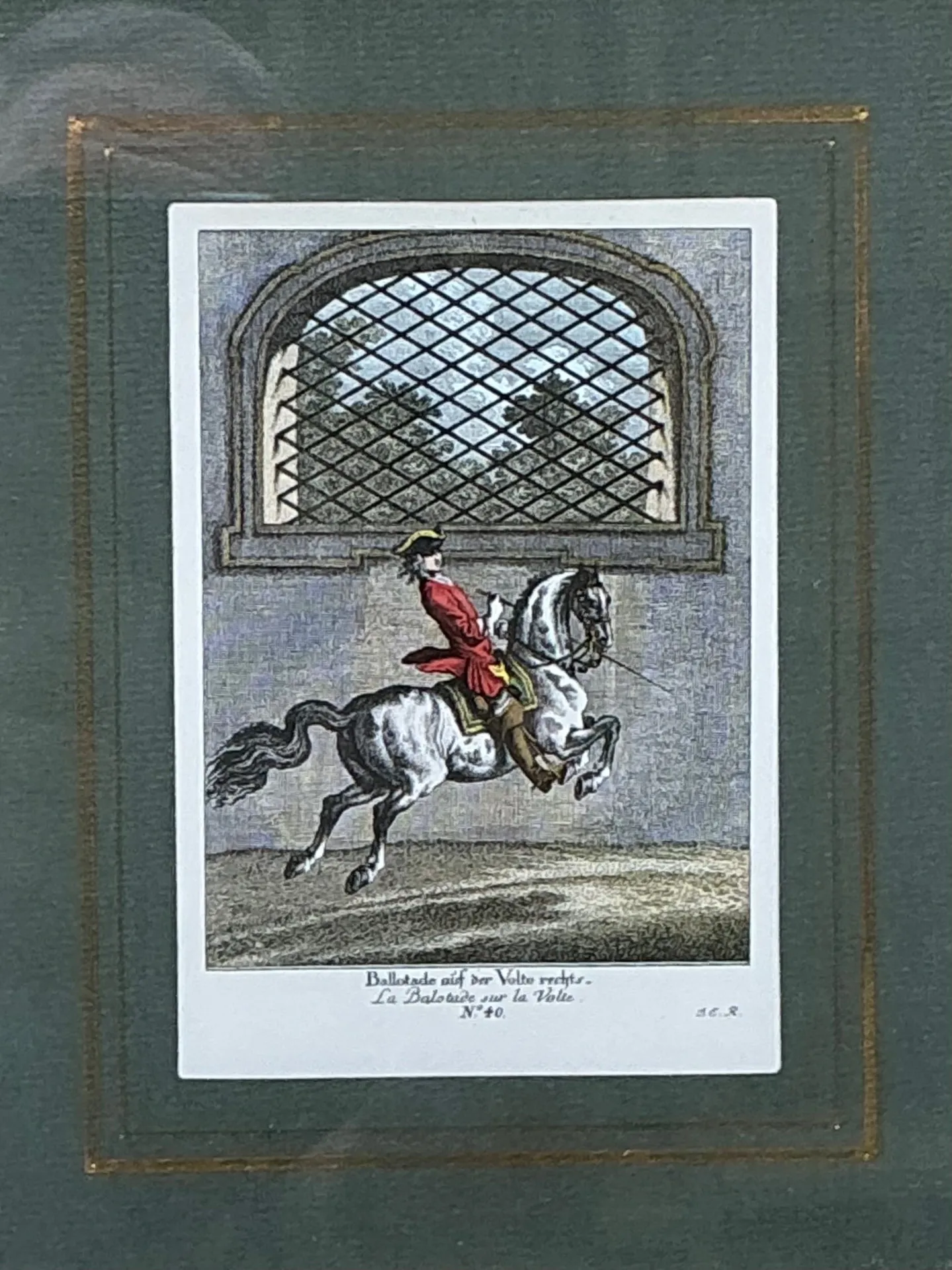 Vintage Equestrian Engravings in Gilt Frames - Set of 6 — additional photo 4