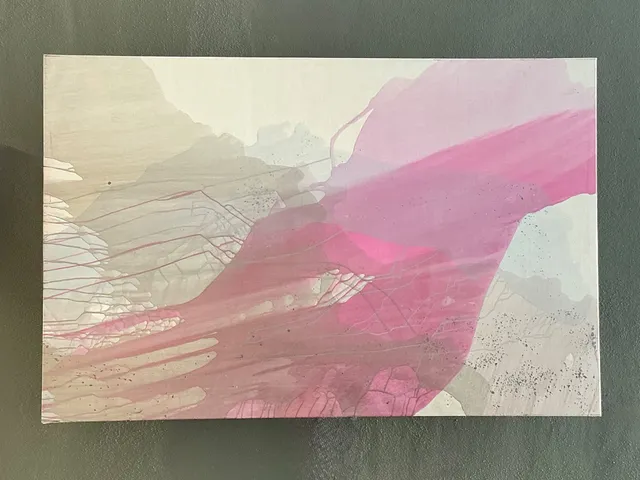 Vintage Monumental Abstract Expressionist Painting on Canvas — additional photo 5