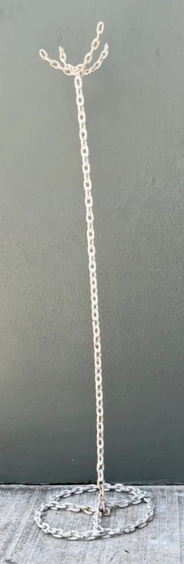 Vintage Chain Link Coat Rack — additional photo 2
