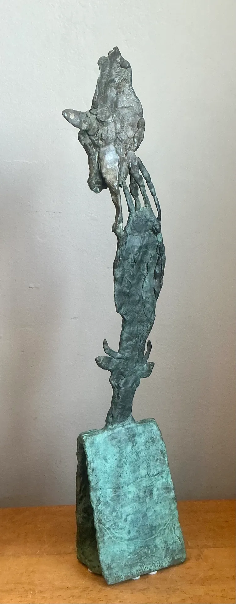 Vintage Sculptural Bronze Bull Statue — additional photo 8