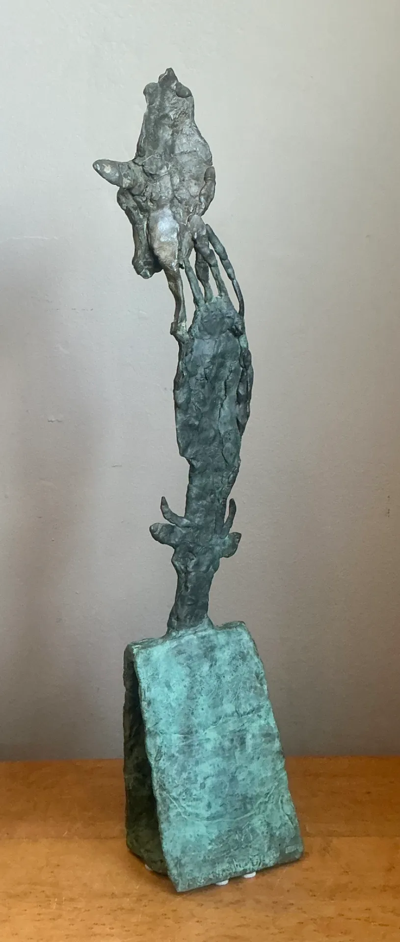 Vintage Sculptural Bronze Bull Statue — additional photo 6