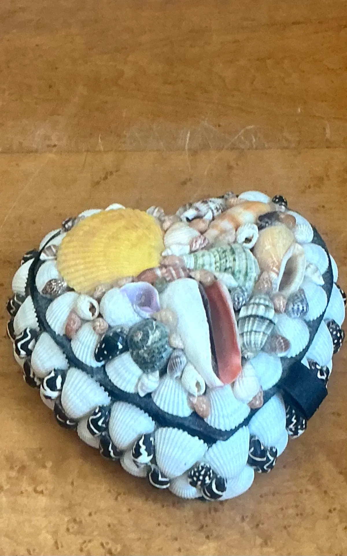 Vintage Decorative Shell Covered Box — additional photo 7