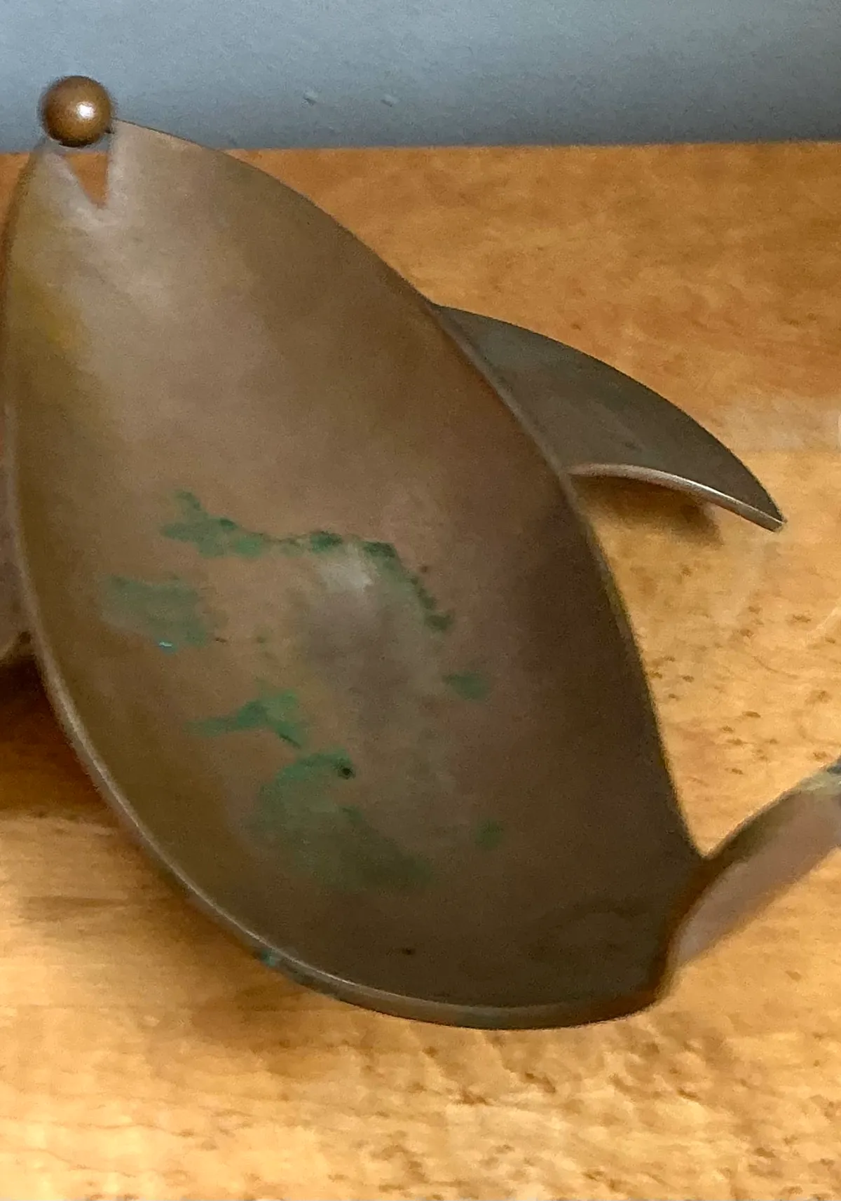 Vintage Sculptural Metal Whale Dish — additional photo 8