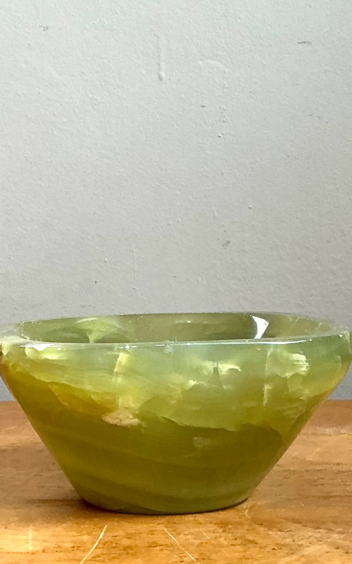 Vintage Green Onyx Bowl