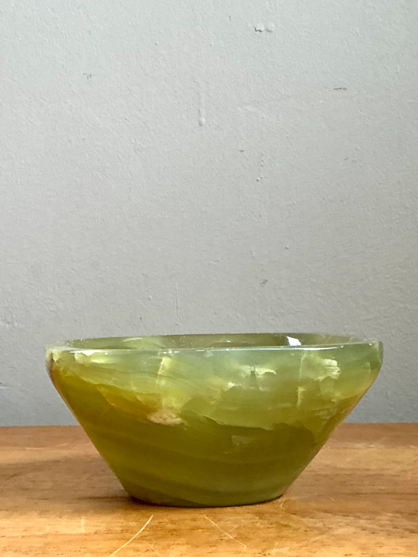 Vintage Green Onyx Bowl — additional photo 3