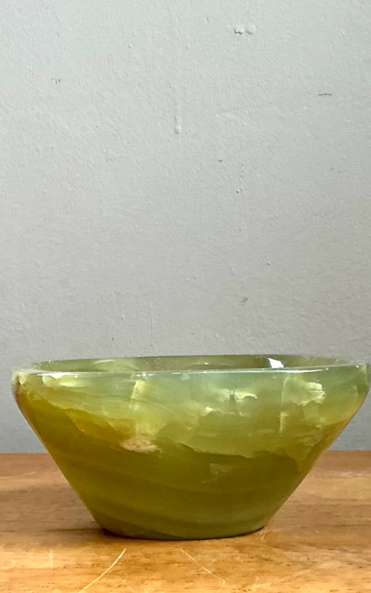 Vintage Green Onyx Bowl — additional photo 3