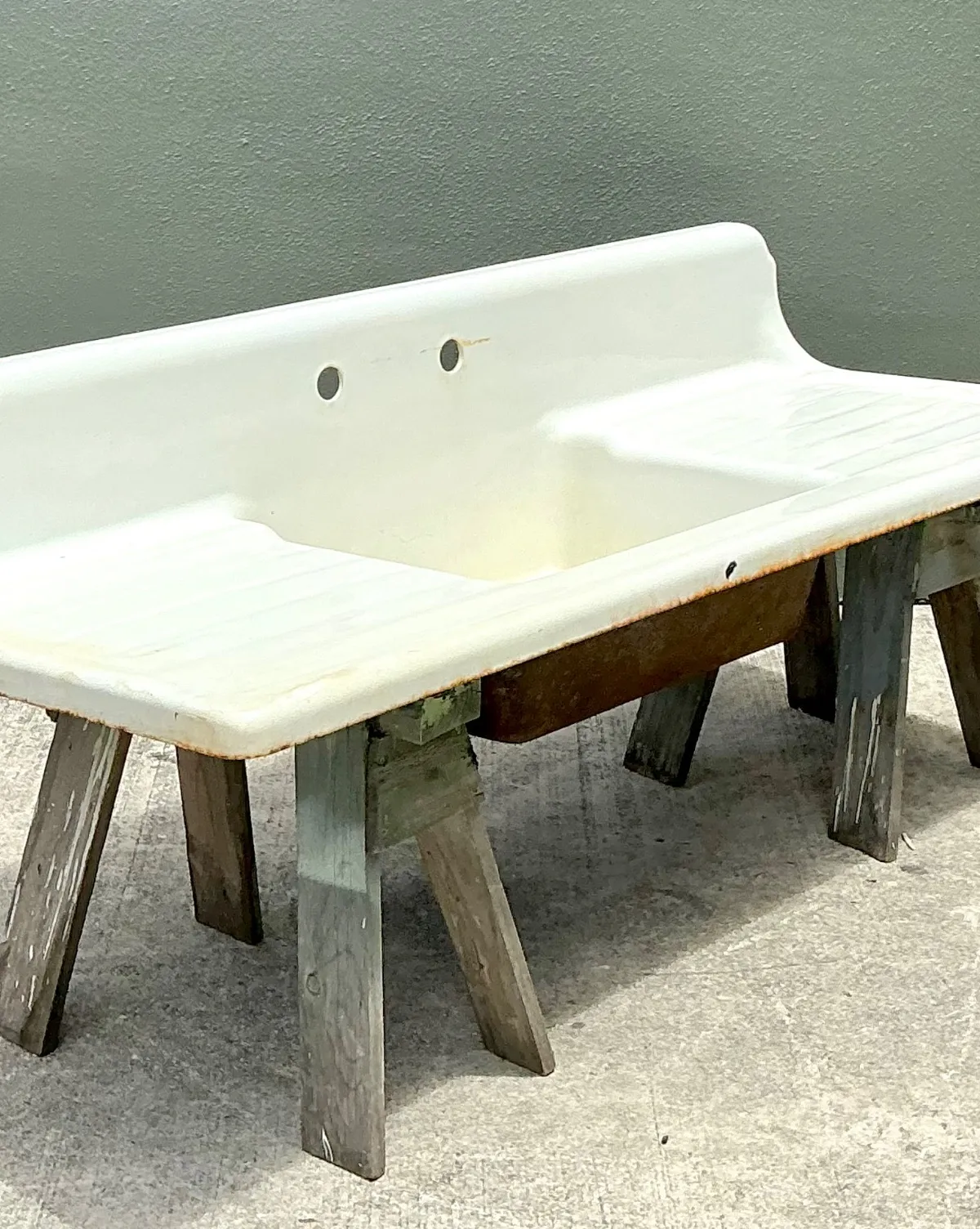 Vintage Porcelain Farmhouse Sink — additional photo 6