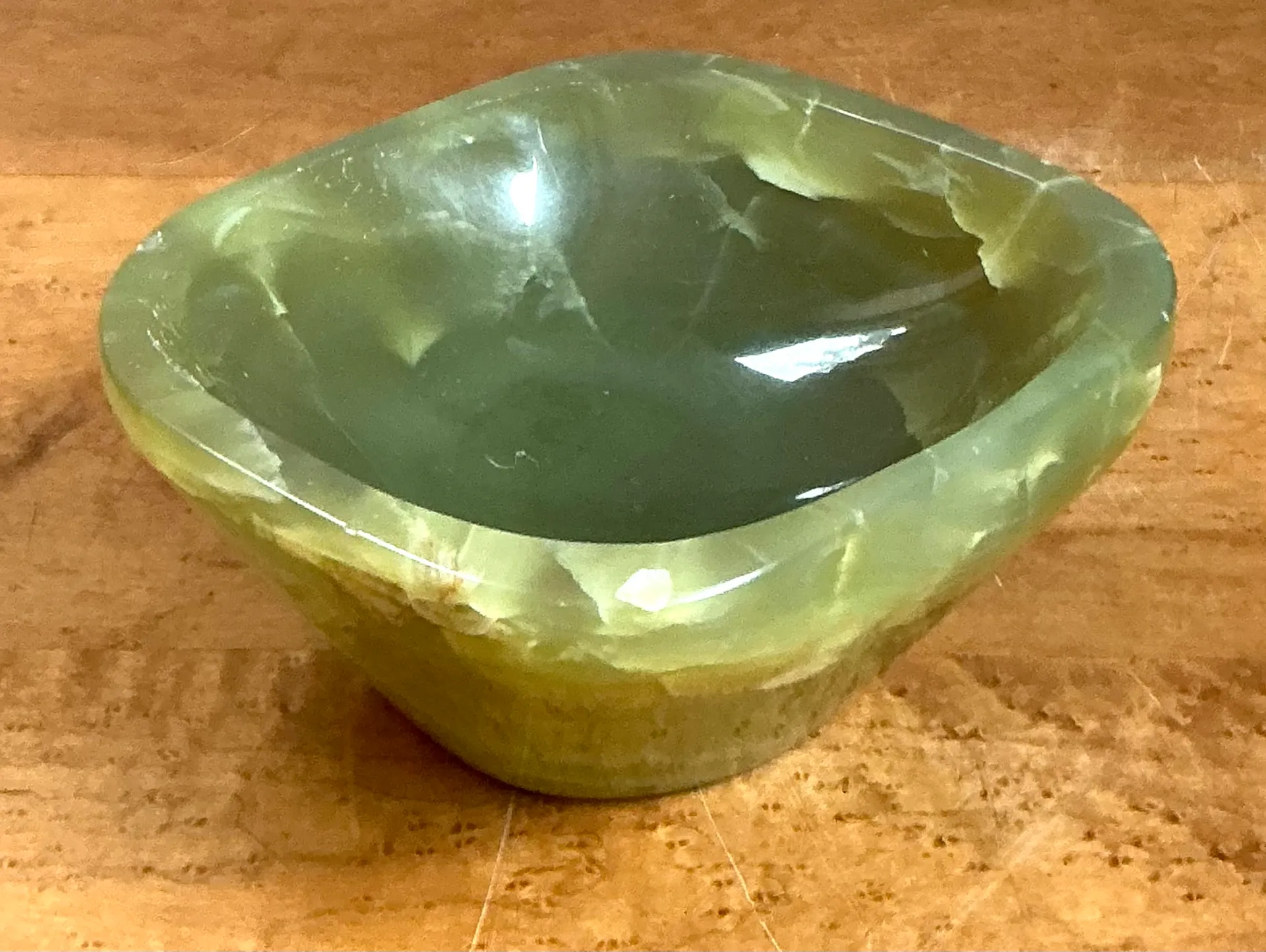 Vintage Green Onyx Bowl — additional photo 5