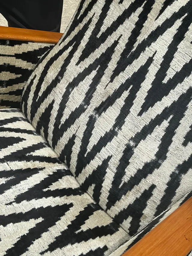 Vintage MCM Chevron Lounge Chairs - A Pair — additional photo 5