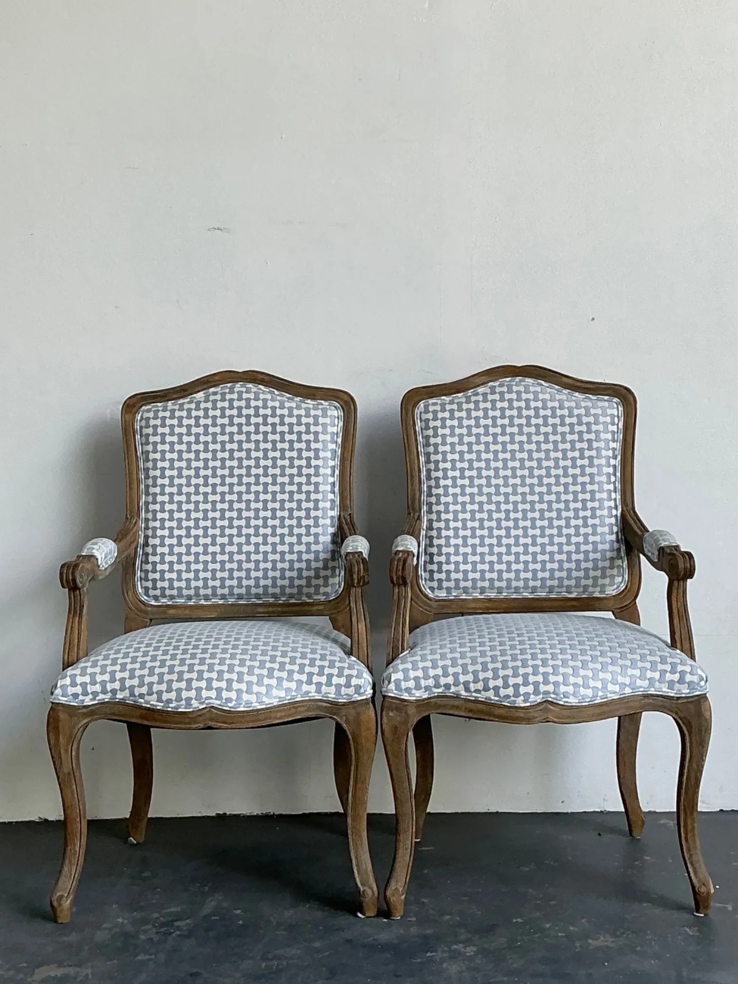 Vintage Louis XV Style Carved Wood Armchairs — additional photo 7