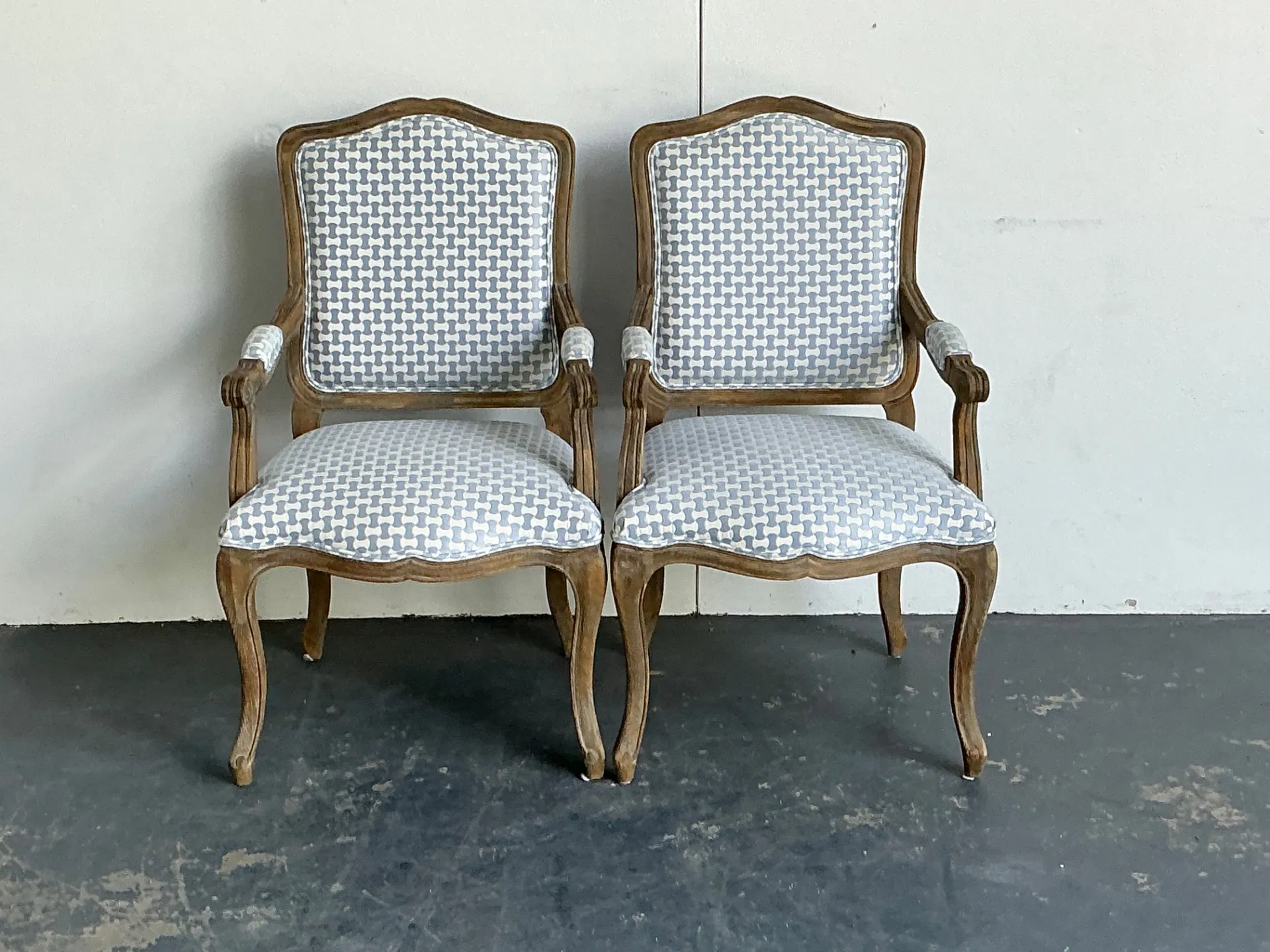 Vintage Louis XV Style Carved Wood Armchairs — additional photo 5