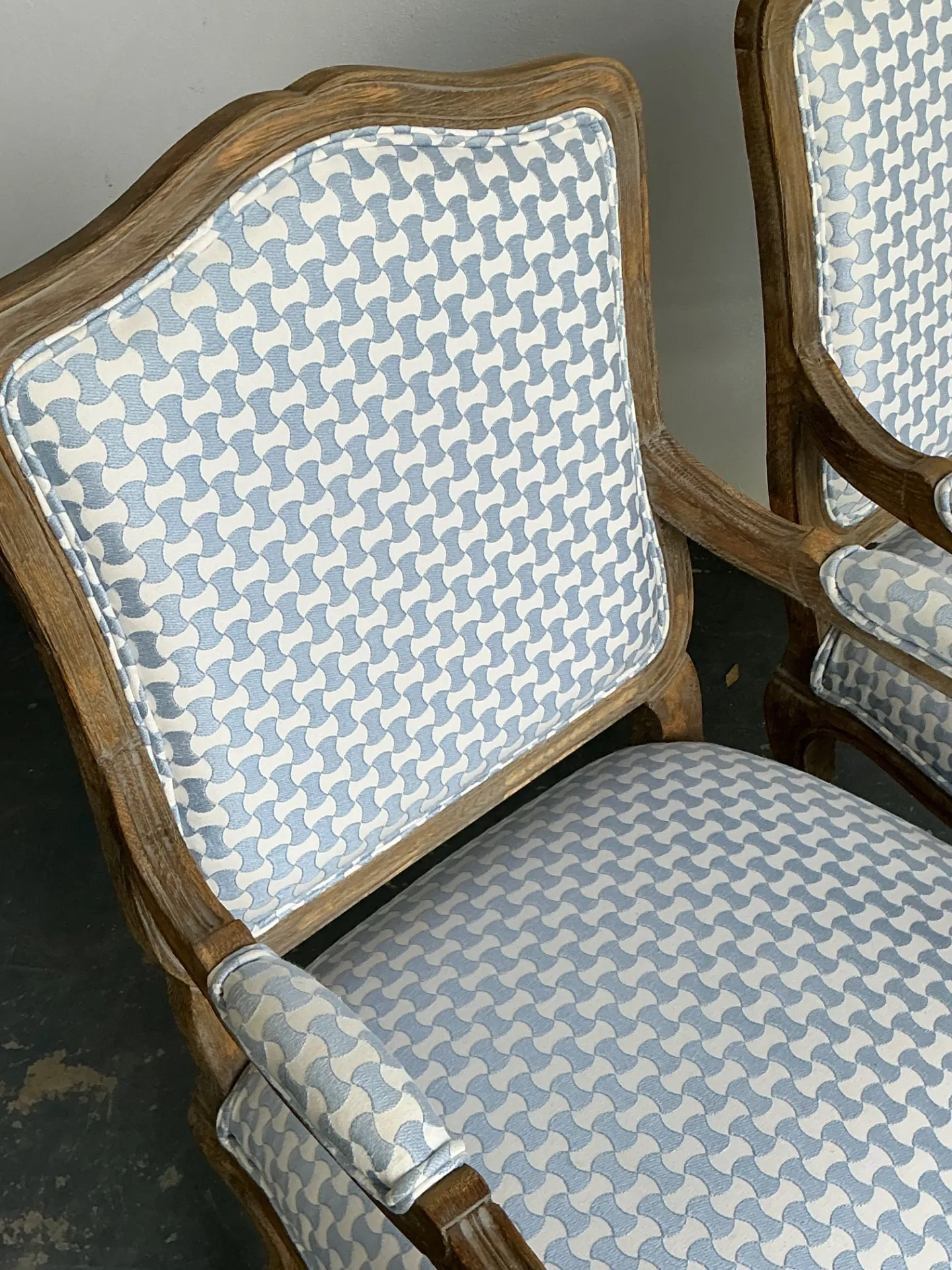 Vintage Louis XV Style Carved Wood Armchairs — additional photo 4
