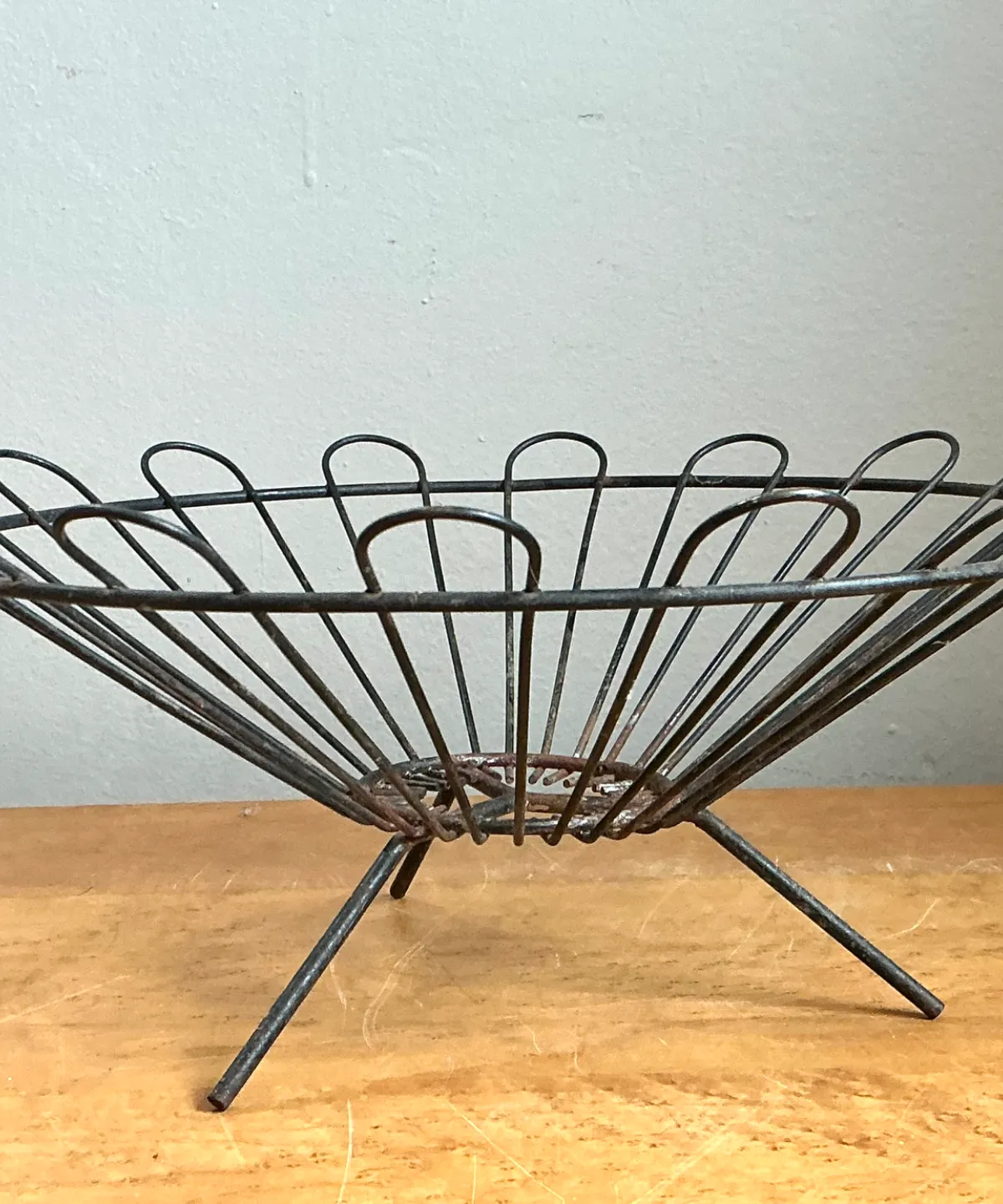 Vintage Metal Wire Basket