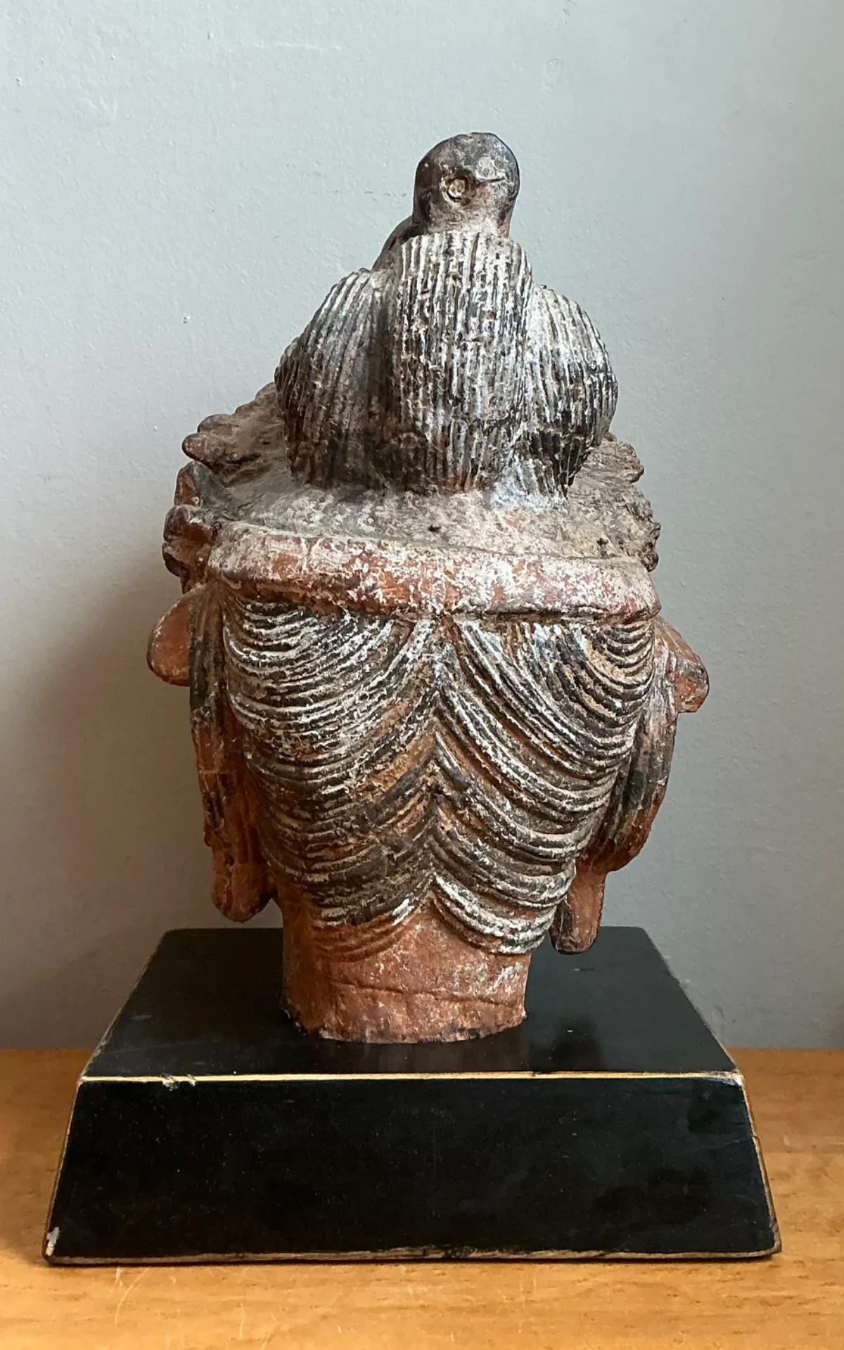 Vintage Gilt Tipped Buddha Bust