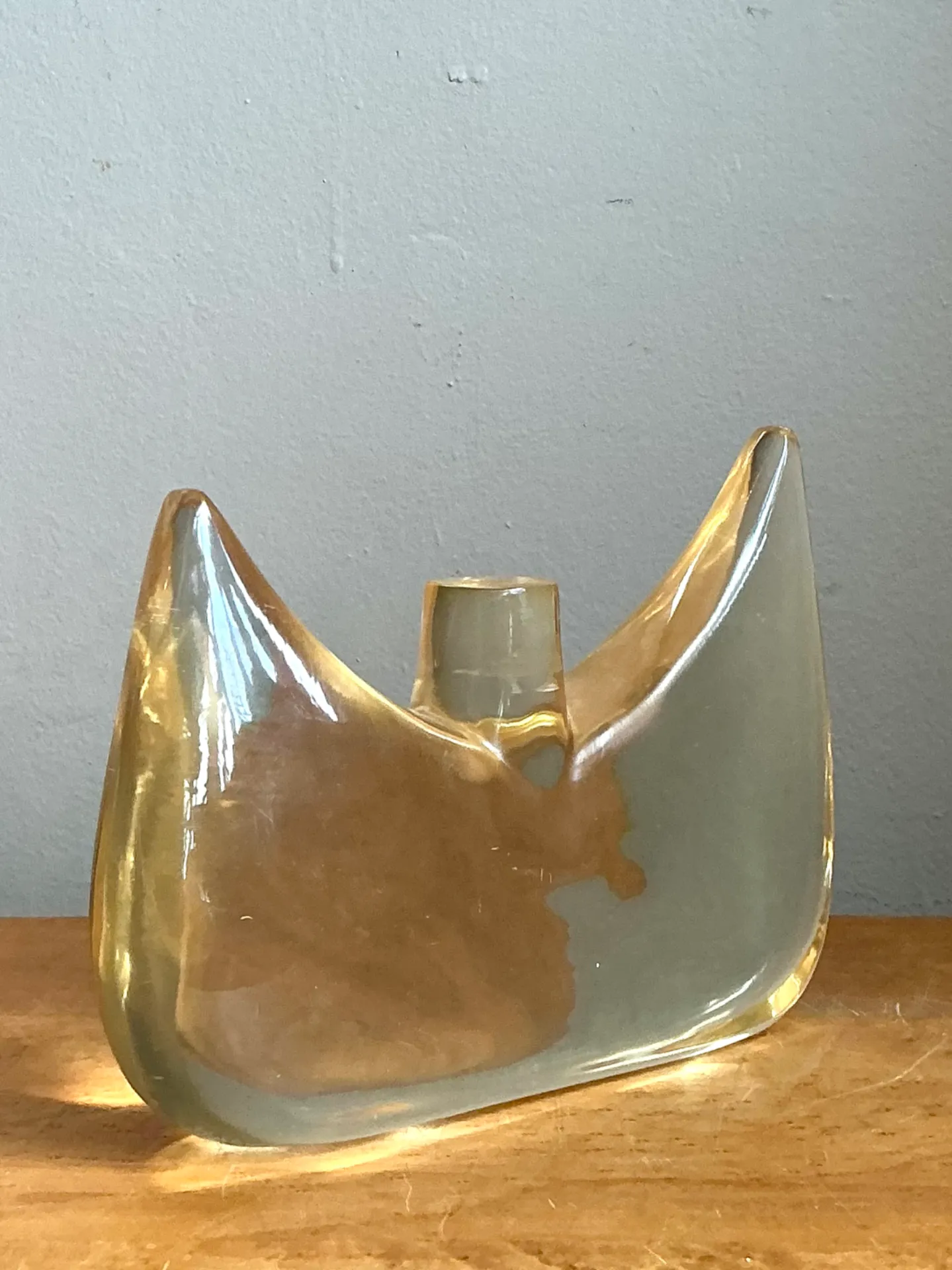 Vintage Lucite Abstract Sculpture — additional photo 2