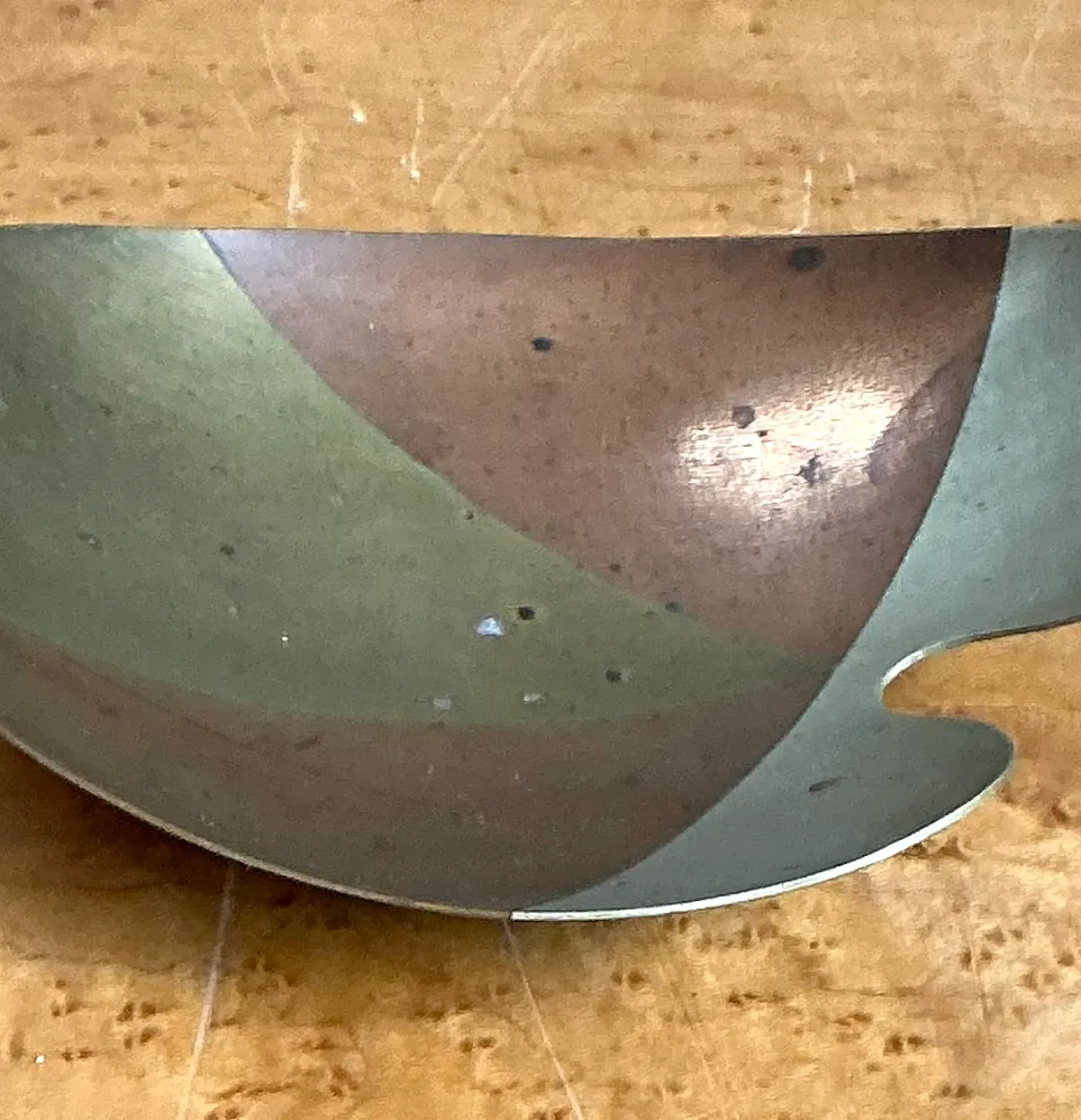 Vintage Abstract Metal Palette Tray — additional photo 4