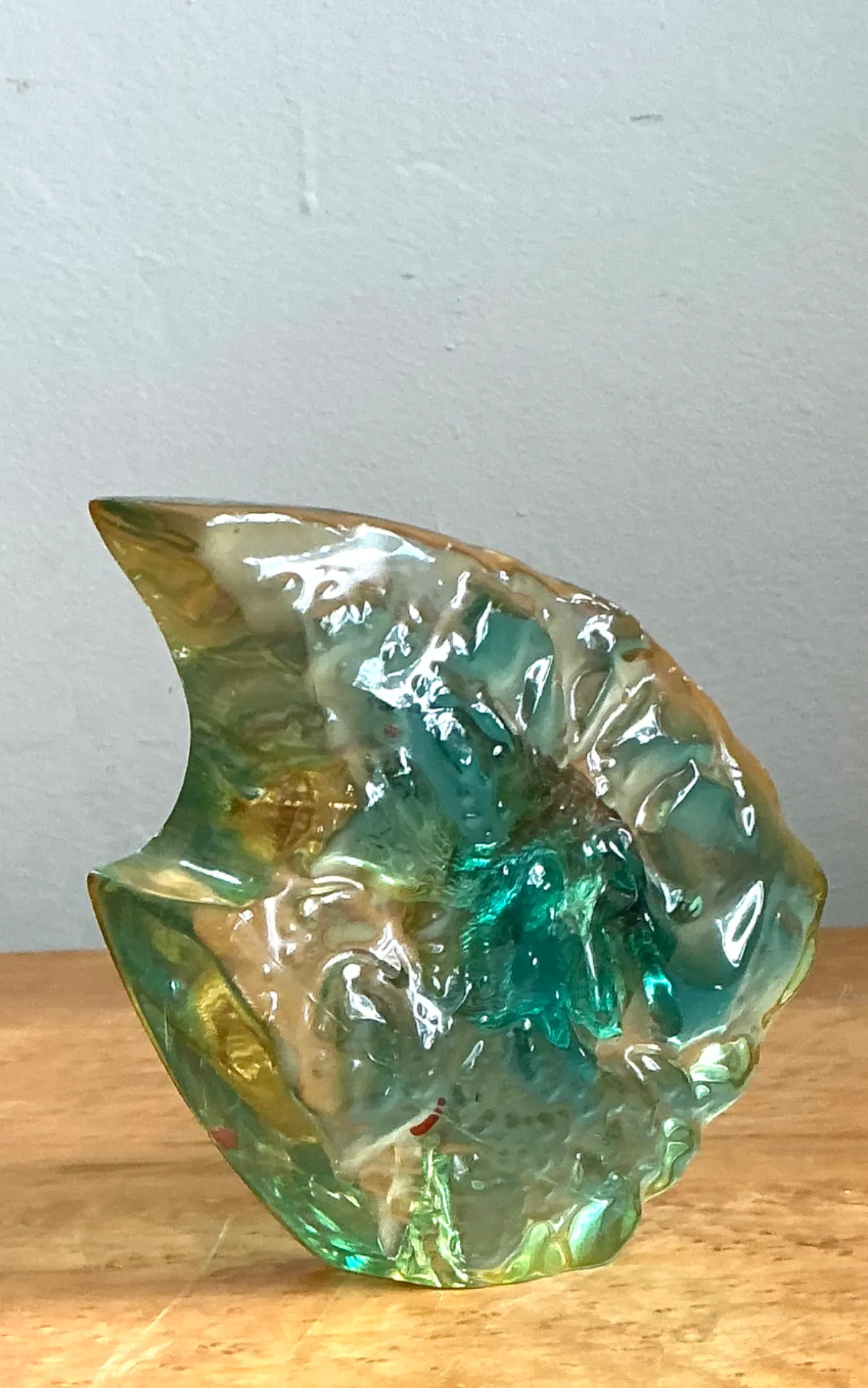 Vintage Italian Lucite Fish Sculpture