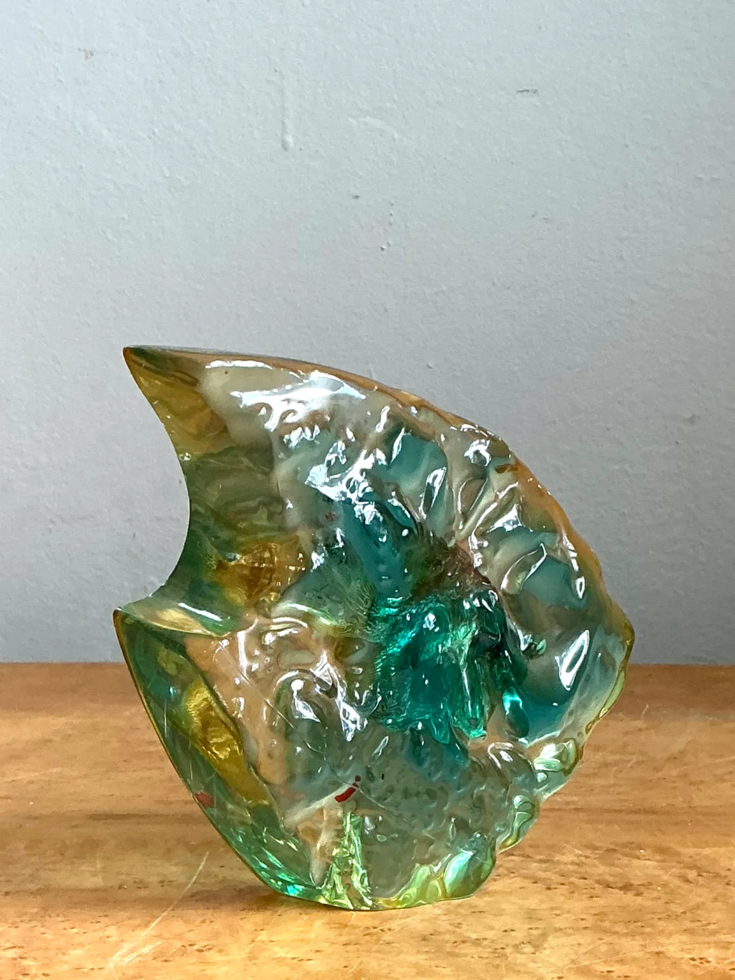 Vintage Italian Lucite Fish Sculpture — additional photo 3