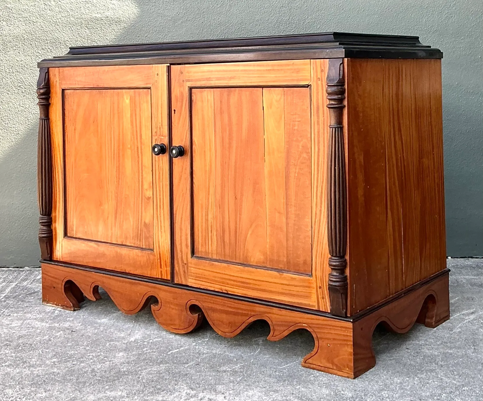 Vintage Double Door Column Sideboard — additional photo 1