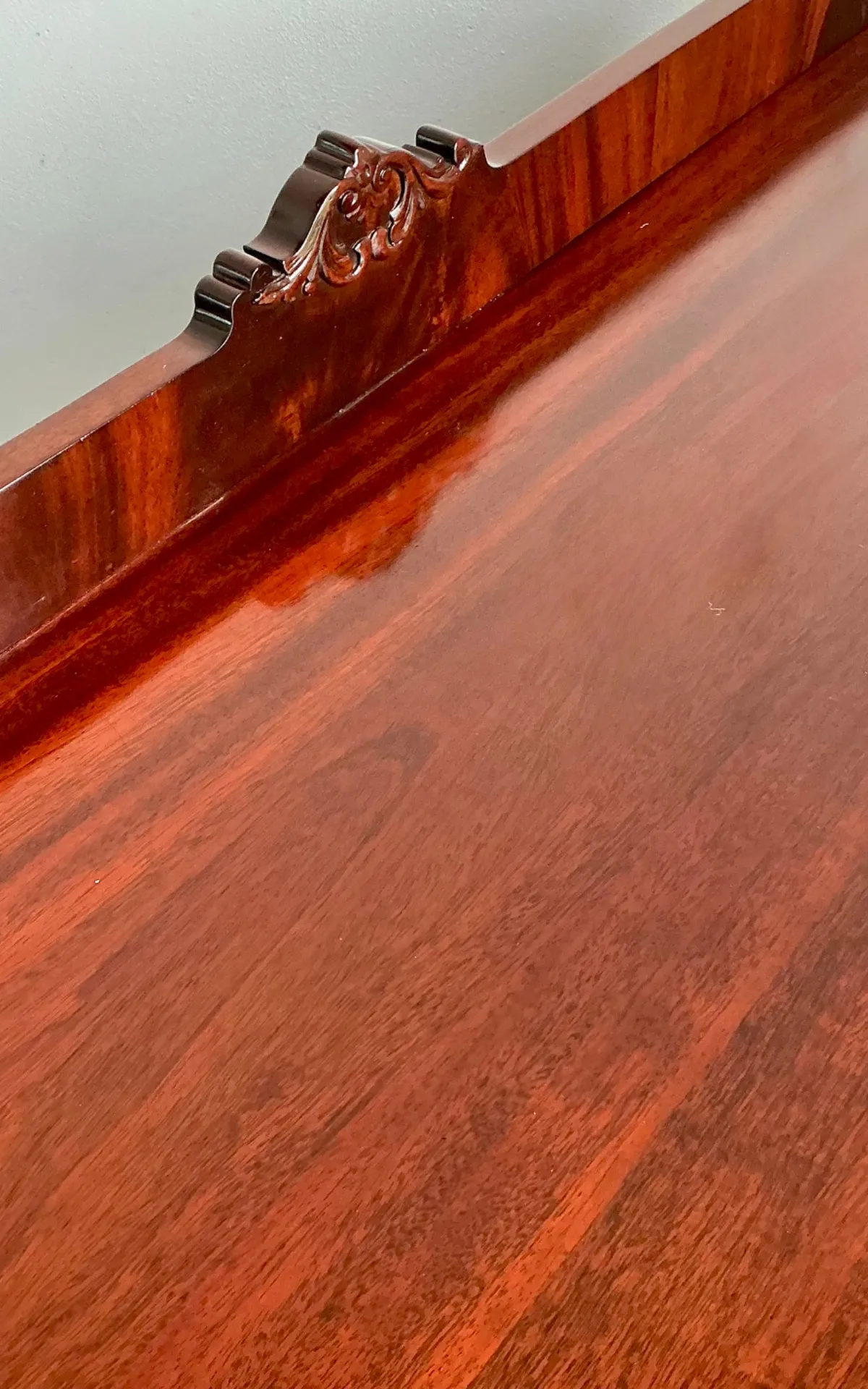 Vintage Flame Mahogany Chippendale Sideboard — additional photo 4