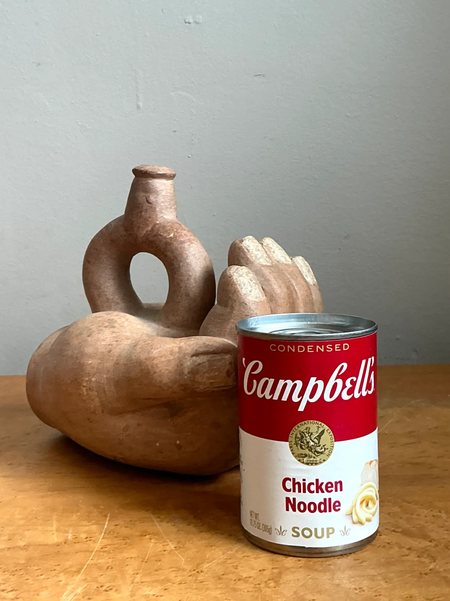 Vintage Sculptural Terracotta Vase — additional photo 3