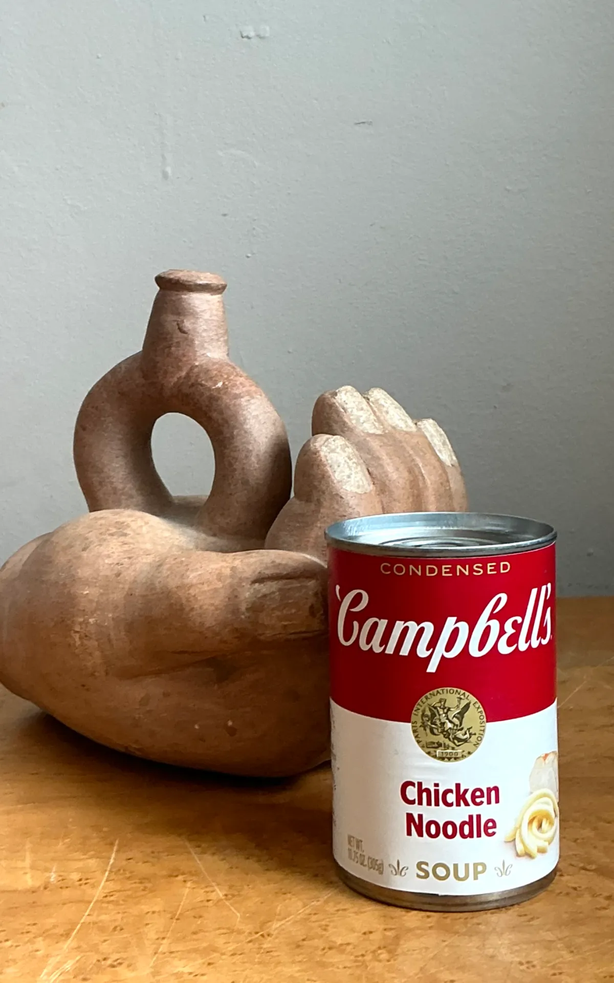 Vintage Sculptural Terracotta Vase — additional photo 3