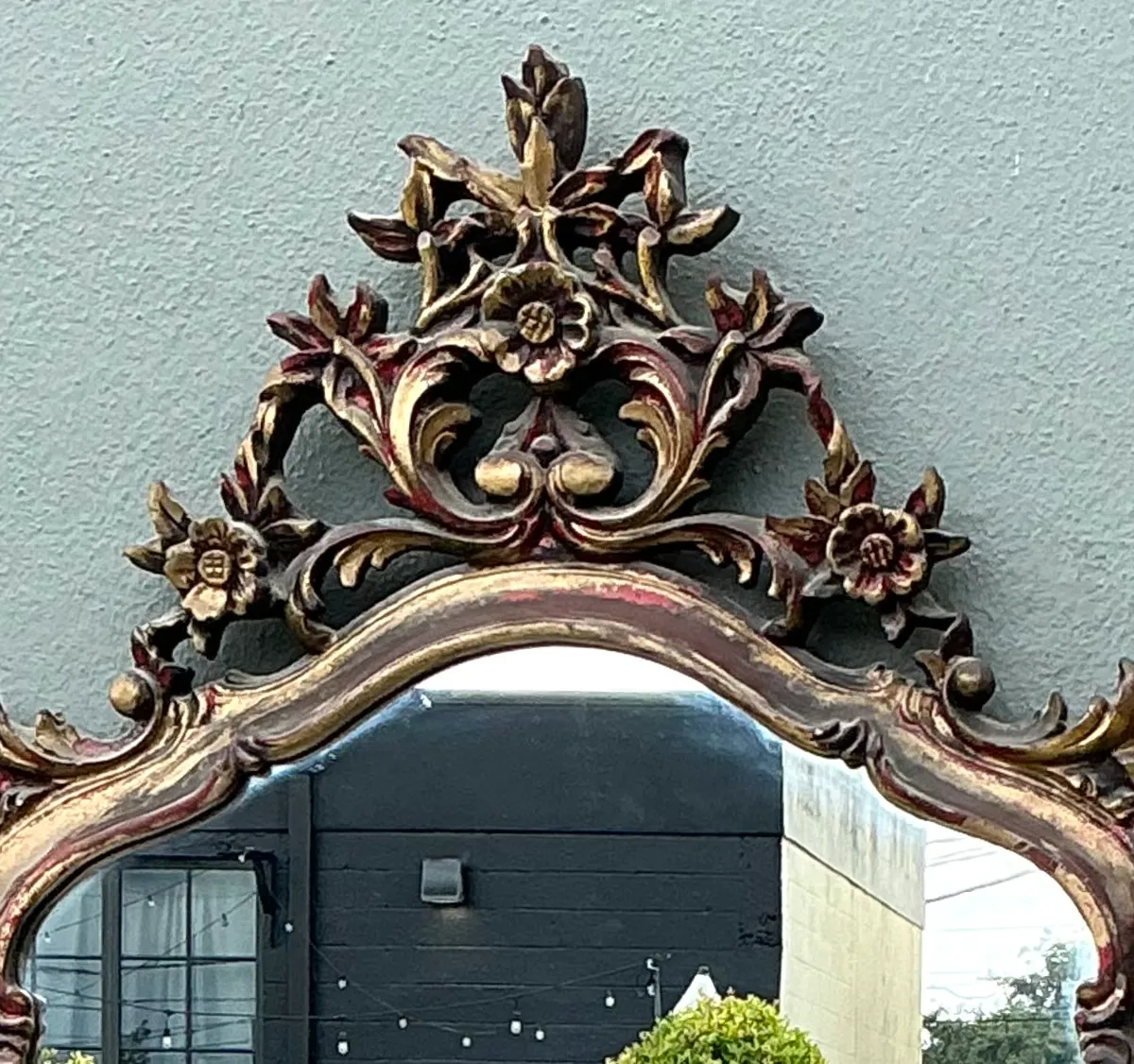 Vintage Ornate Carved Mirror — additional photo 3