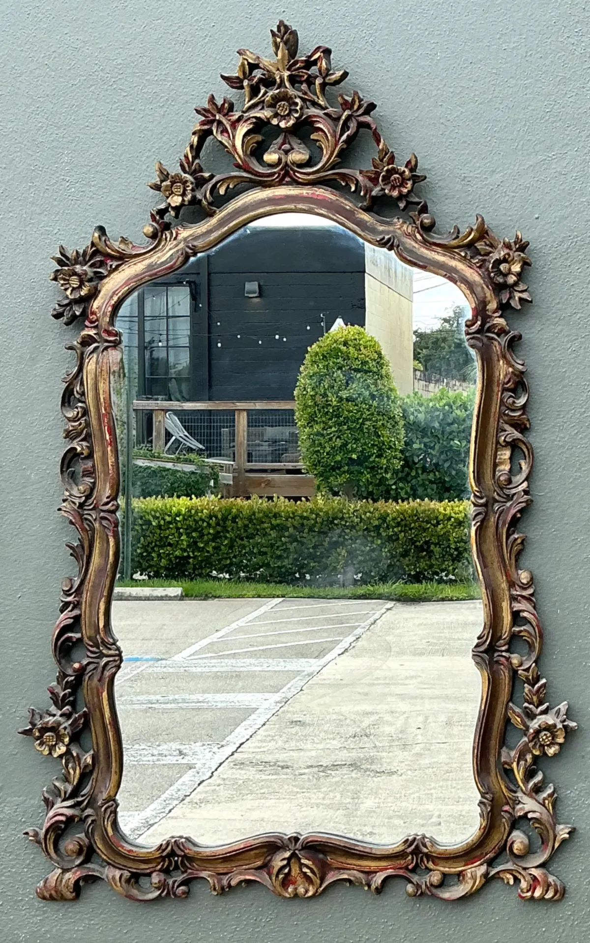 Vintage Ornate Carved Mirror — additional photo 5