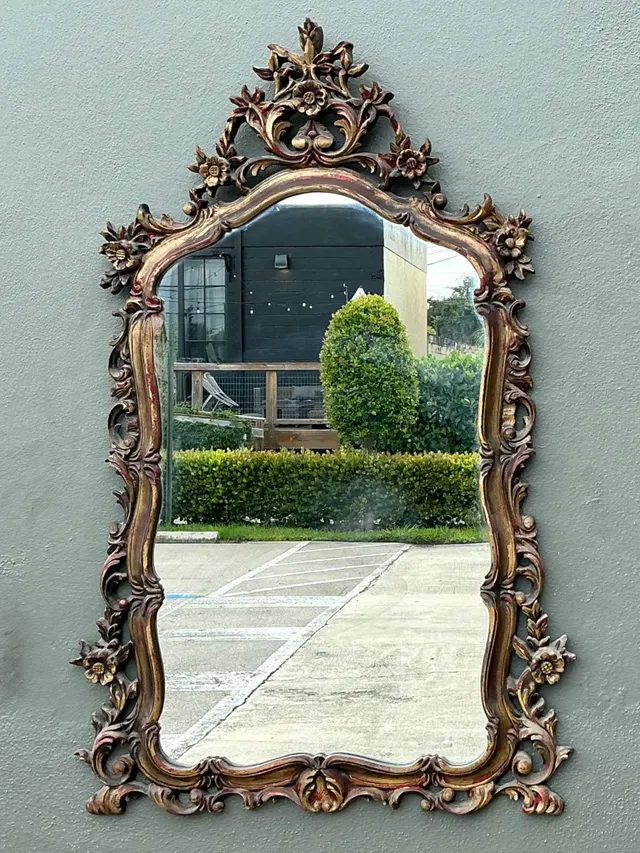 Vintage Ornate Carved Mirror — additional photo 5